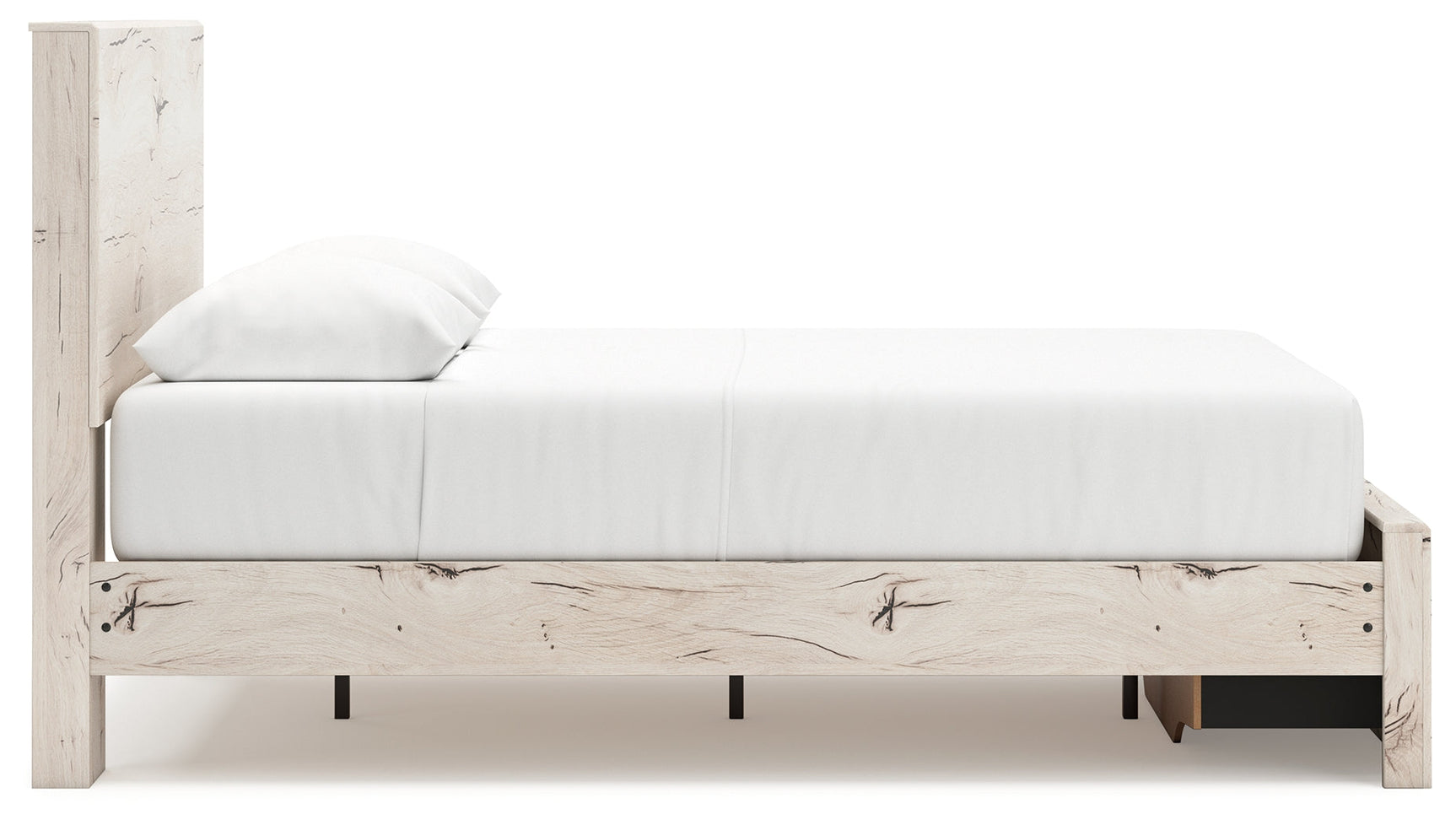 Lawroy Light Natural Queen Storage Bedroom Set with 2 Dressers, Mirror and 2 Nightstands (Online Special Price) - Ornate Home