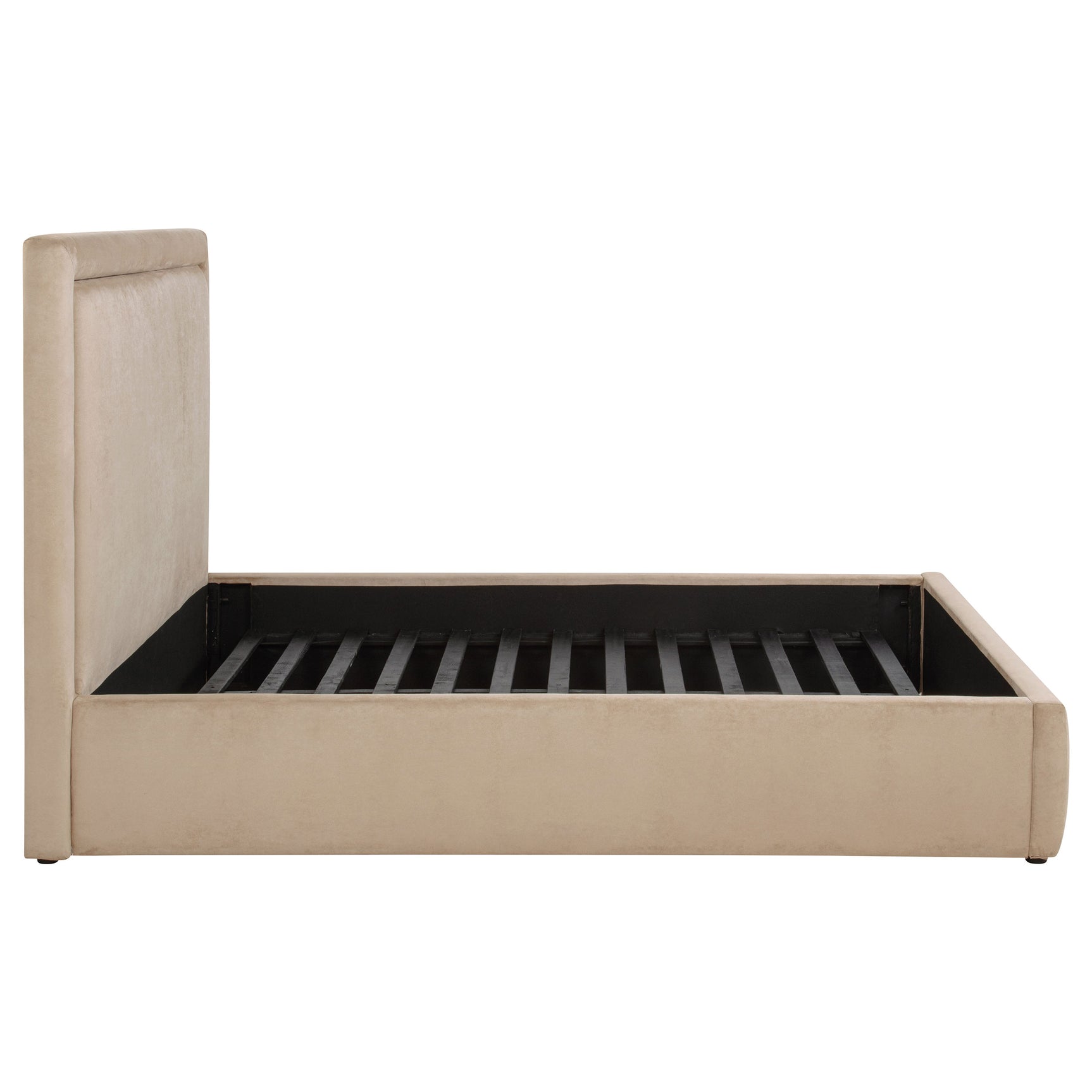 Lawson Light Saddle 55-inch Upholstered Eastern King Platfo - Ornate Home