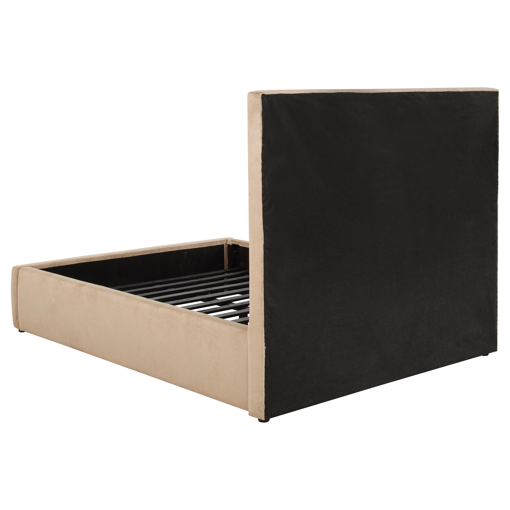 Lawson Light Saddle 55-inch Upholstered Full Platform Bed - Ornate Home