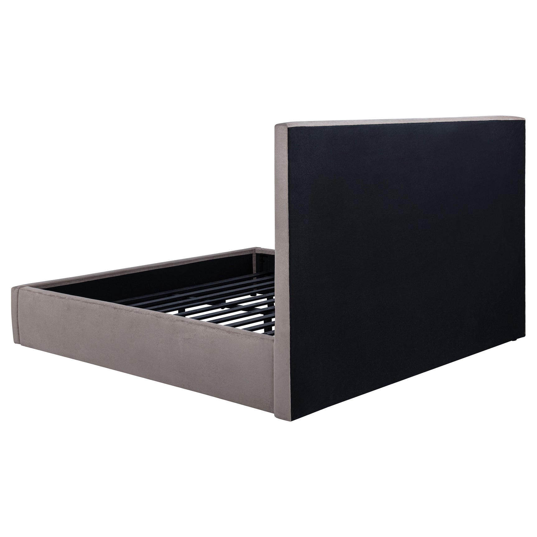 Lawson Mushroom 55-inch Upholstered Eastern King Platform Bed - Ornate Home