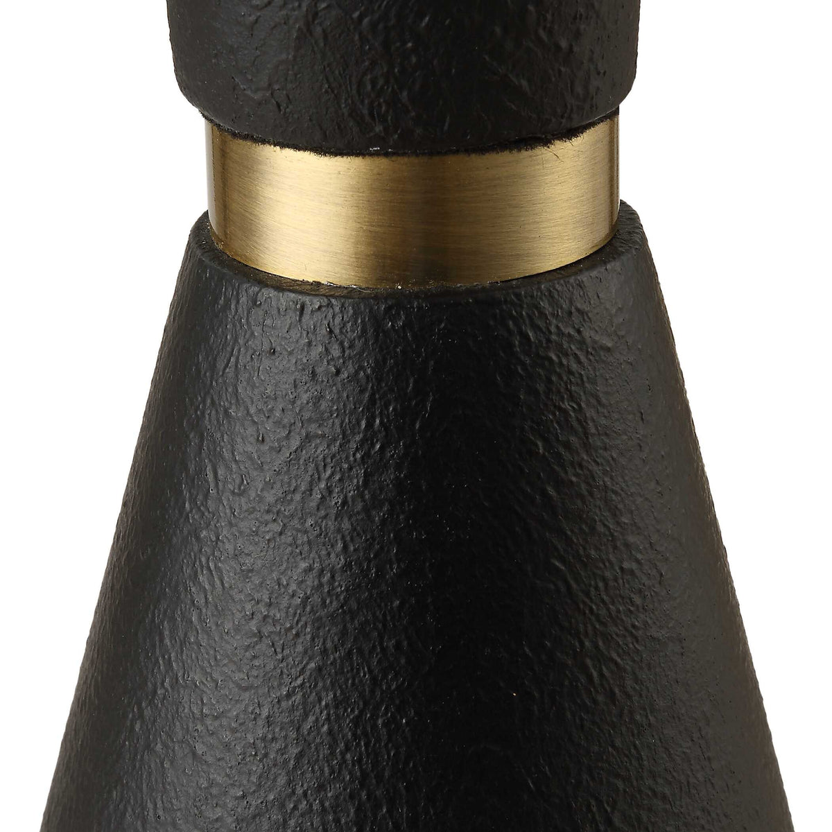 Layla Black Tapered Floor Lamp - Ornate Home