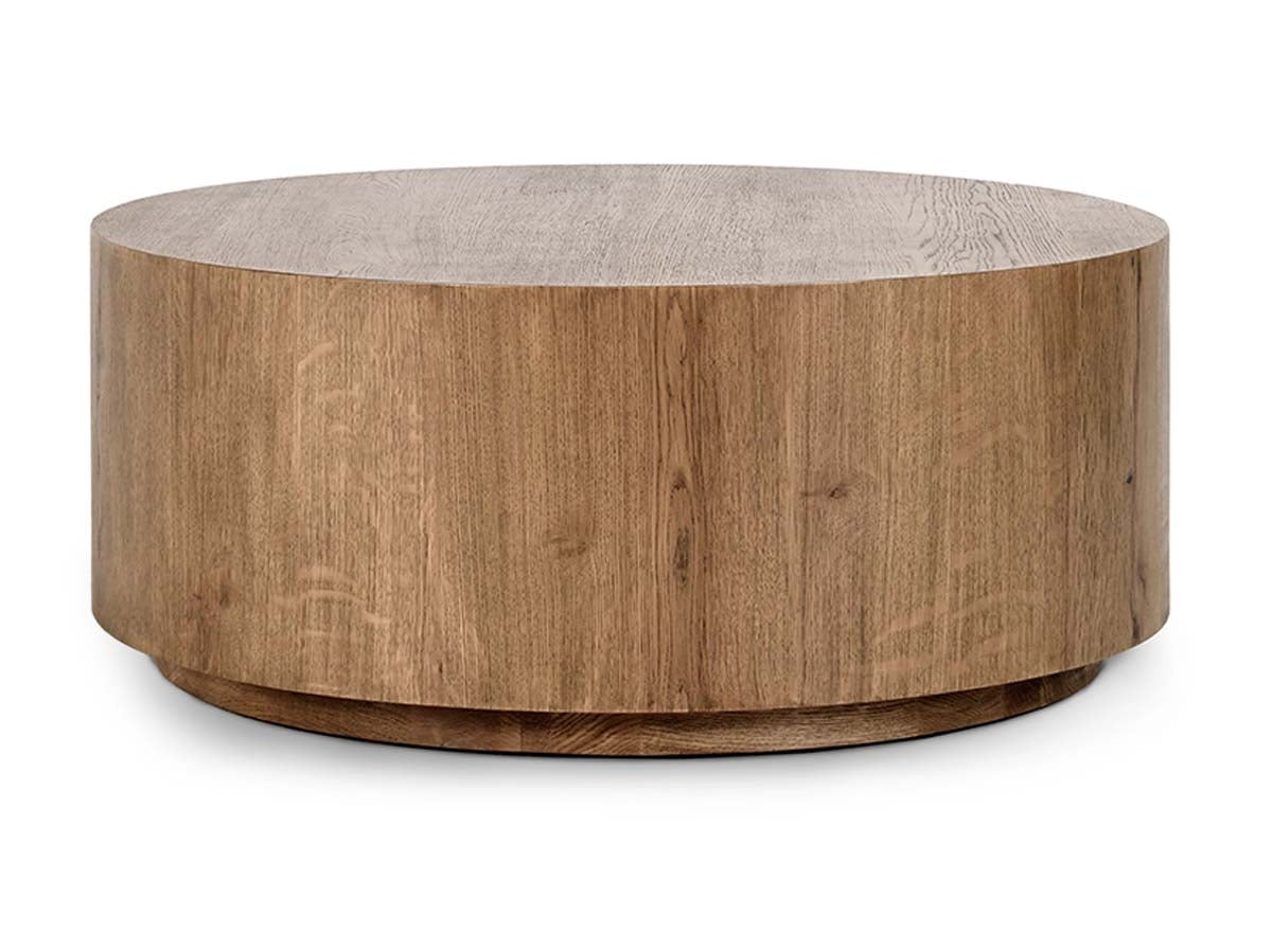 Layne Light Brown Round Coffee Table - Ornate Home