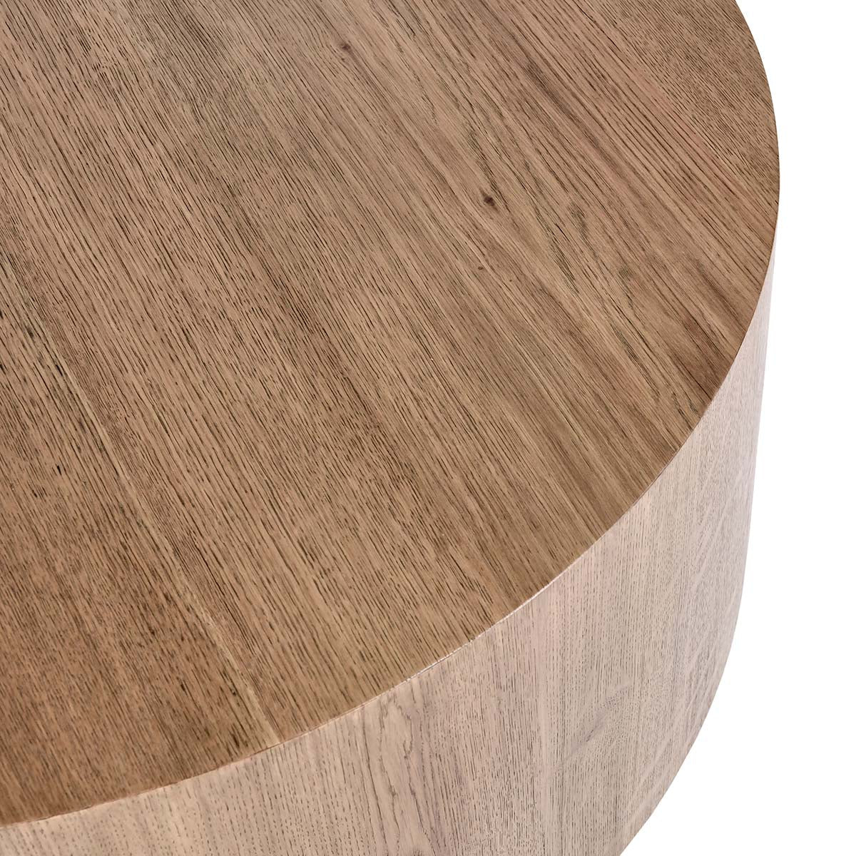 Layne Light Brown Round Coffee Table - Ornate Home