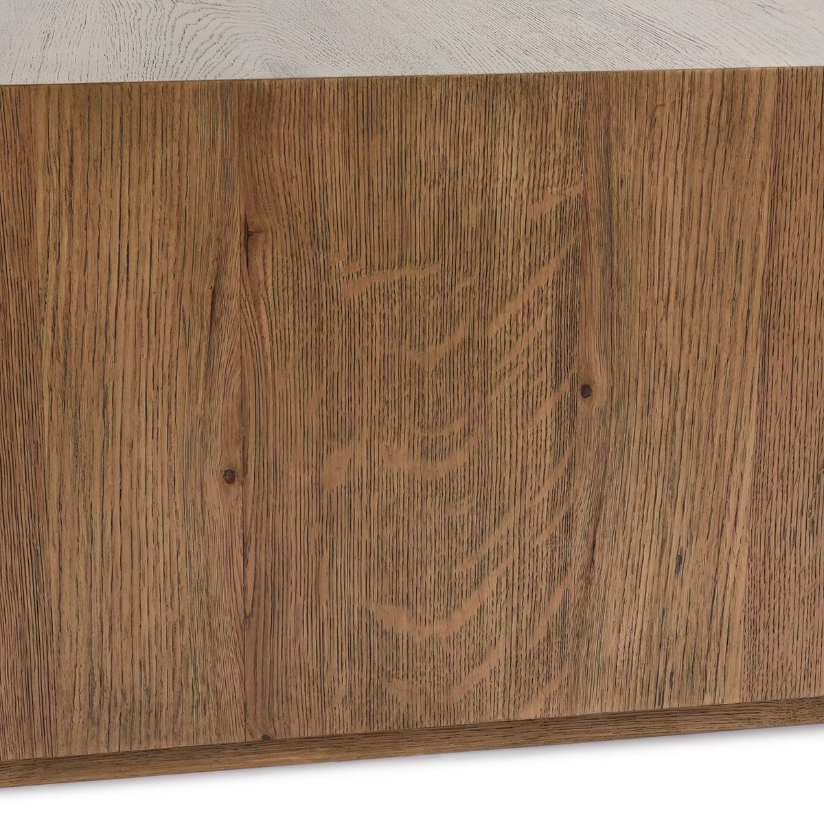 Layne Light Brown Square Coffee Table - Ornate Home