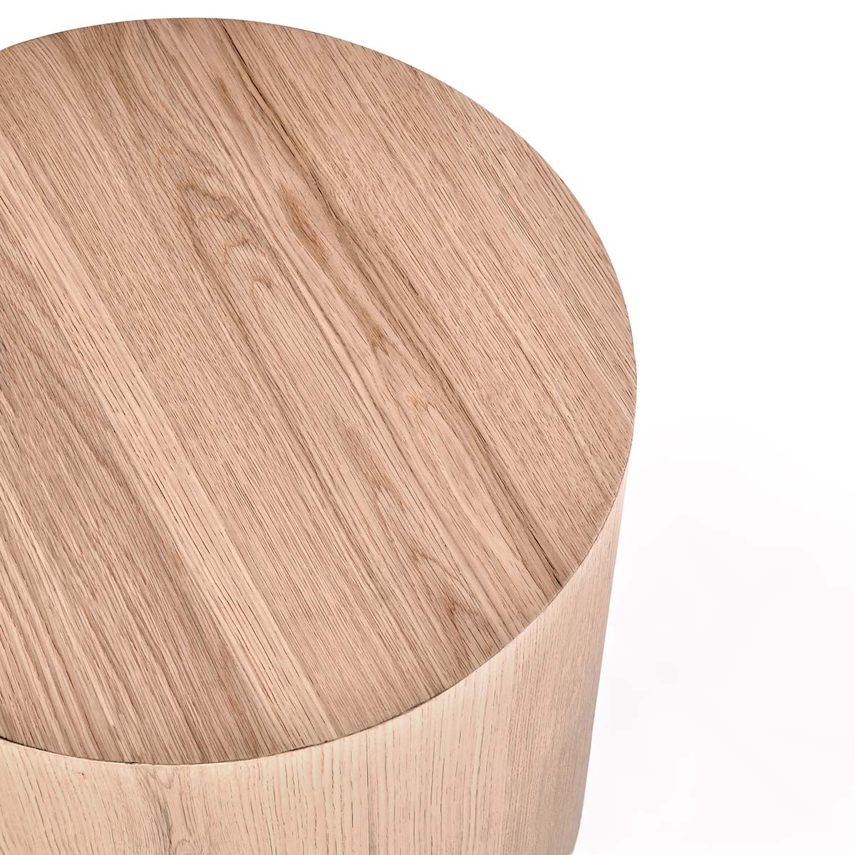 Layne Natural Round End Table - Ornate Home