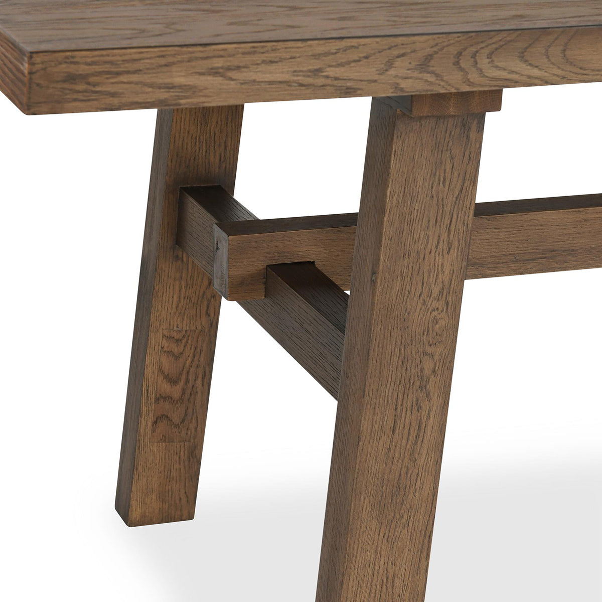 Lazar Suede Brown Dining Table - Ornate Home