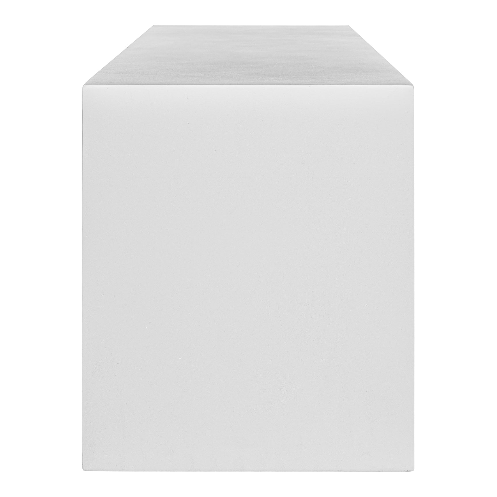 Lazarus White Outdoor Bench - Ornate Home