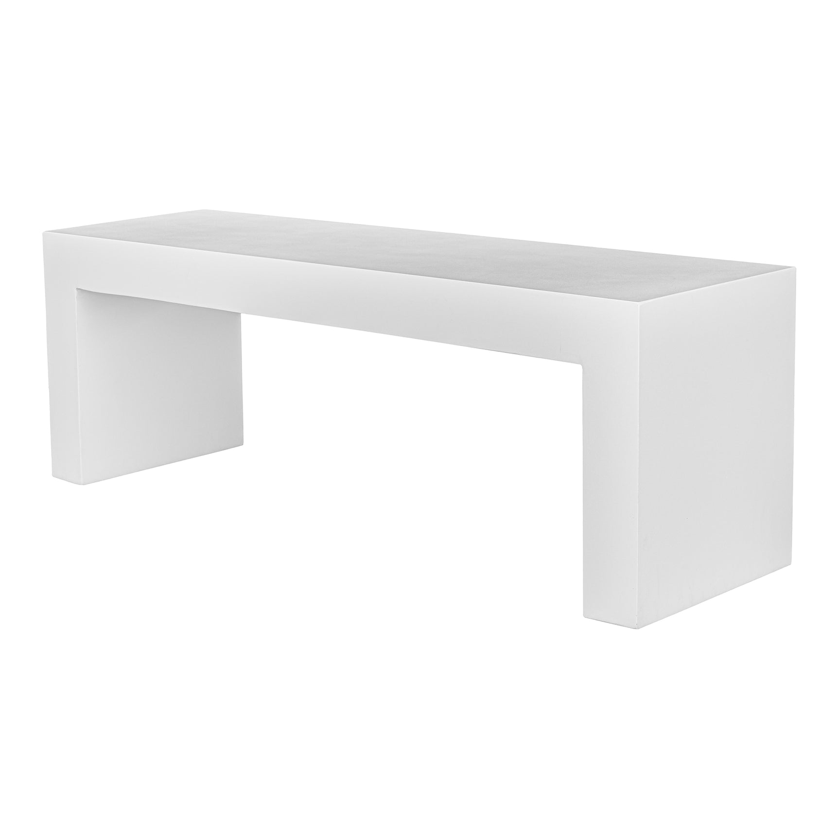 Lazarus White Outdoor Bench - Ornate Home