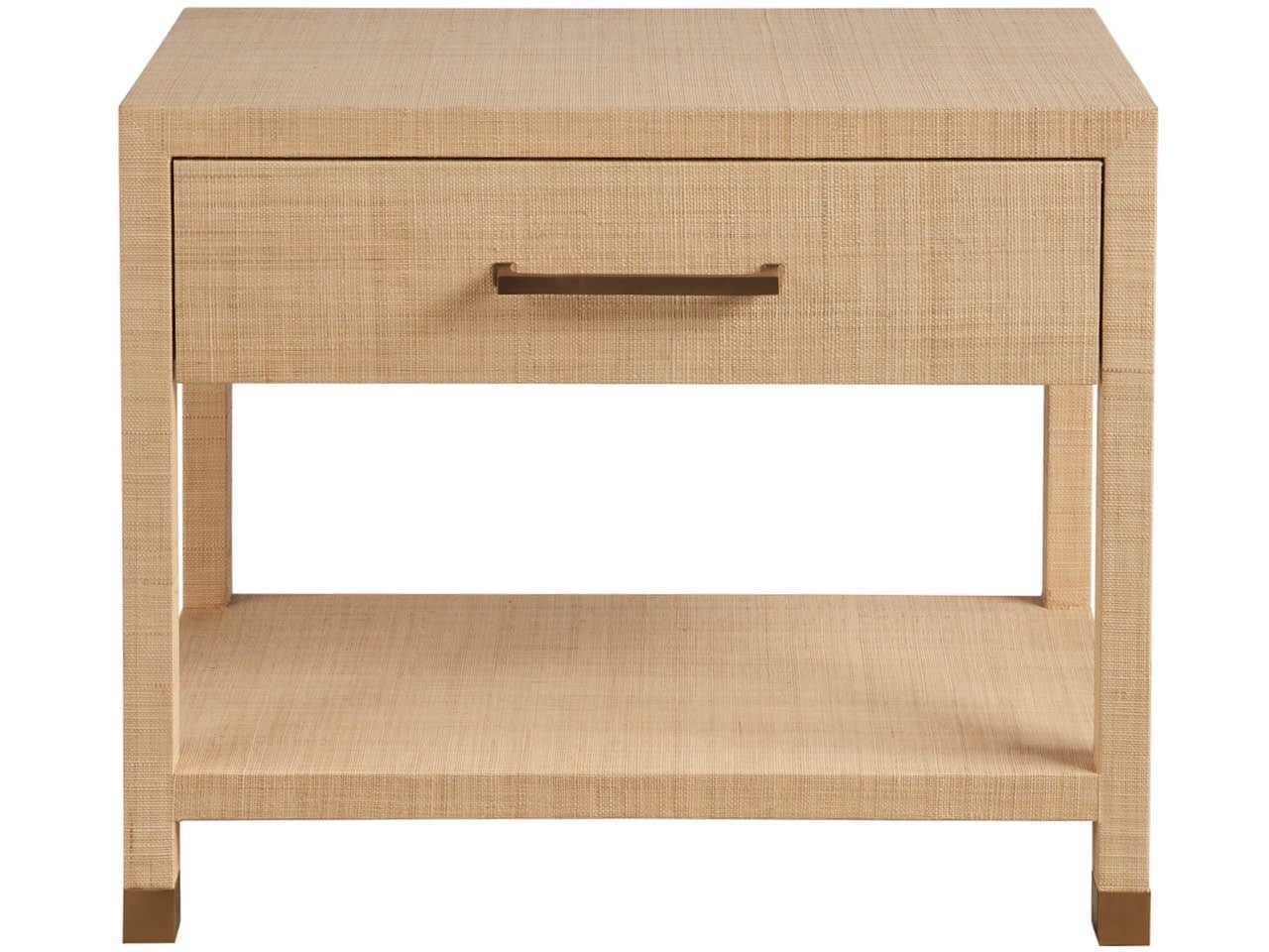 Leah Beige Nightstand - Ornate Home
