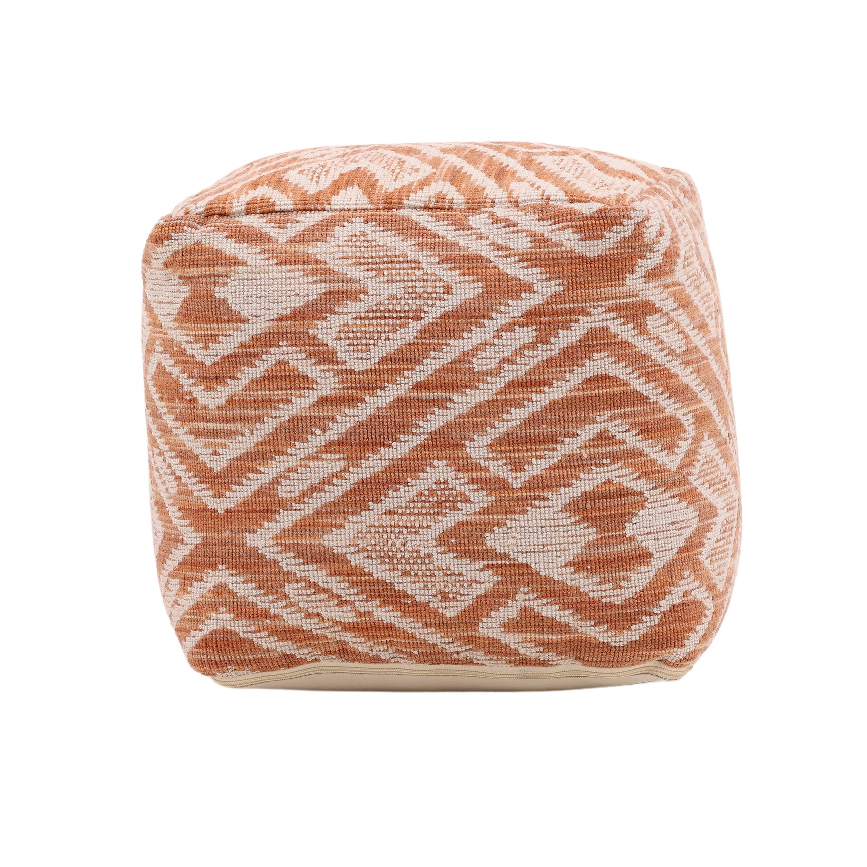Leana Terracotta Outdoor Pouf - Ornate Home