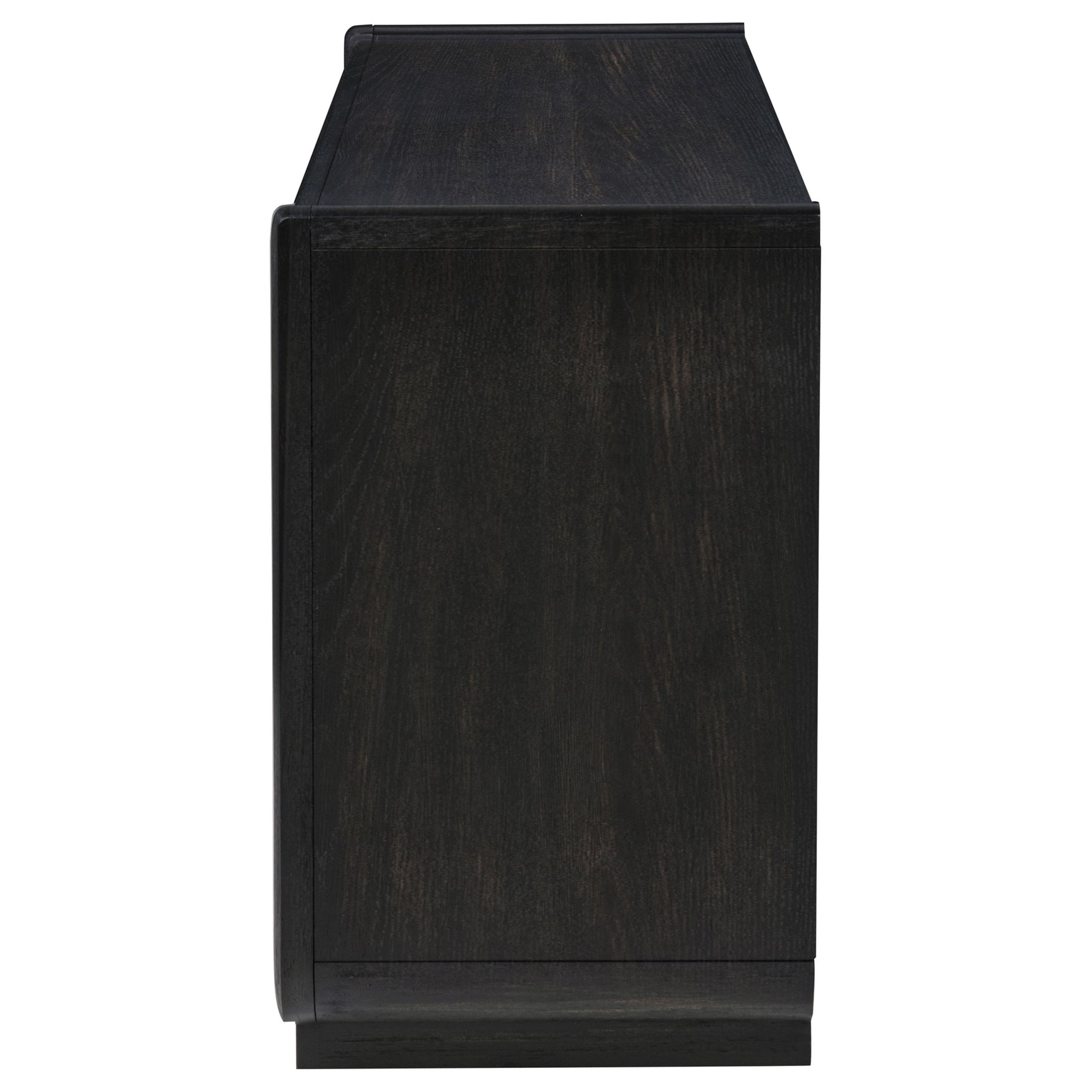 Leandro Burnished Black 2-drawer Entryway Sofa Console Table - Ornate Home