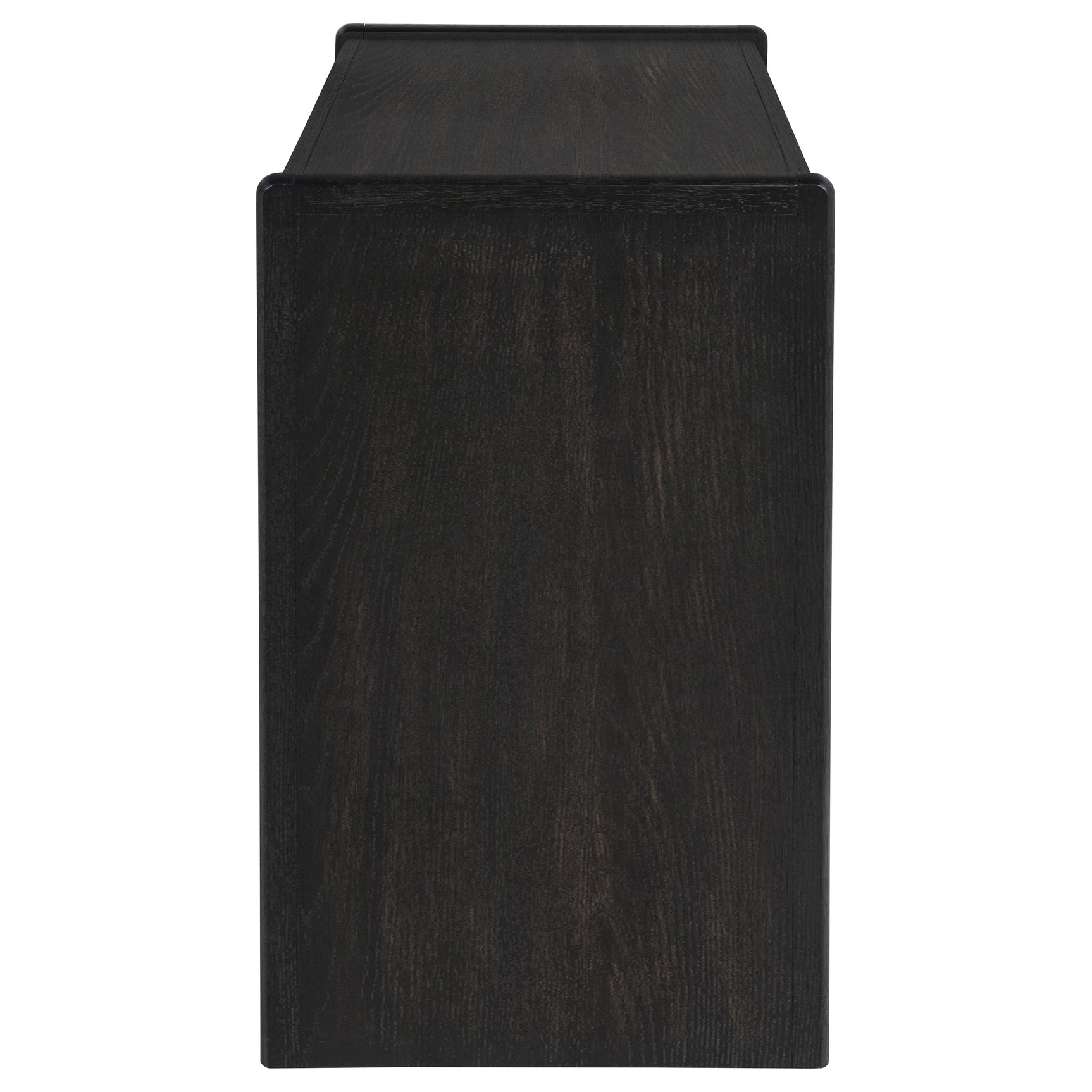 Leandro Burnished Black 2-drawer Home Office Writing Desk - Ornate Home