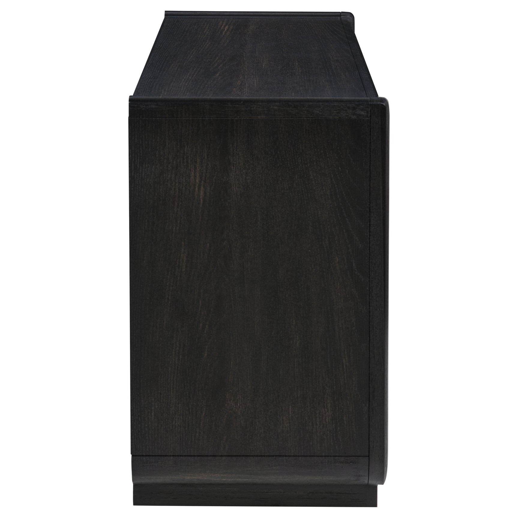 Leandro Burnished Black 2-drawer Home Office Writing Desk - Ornate Home