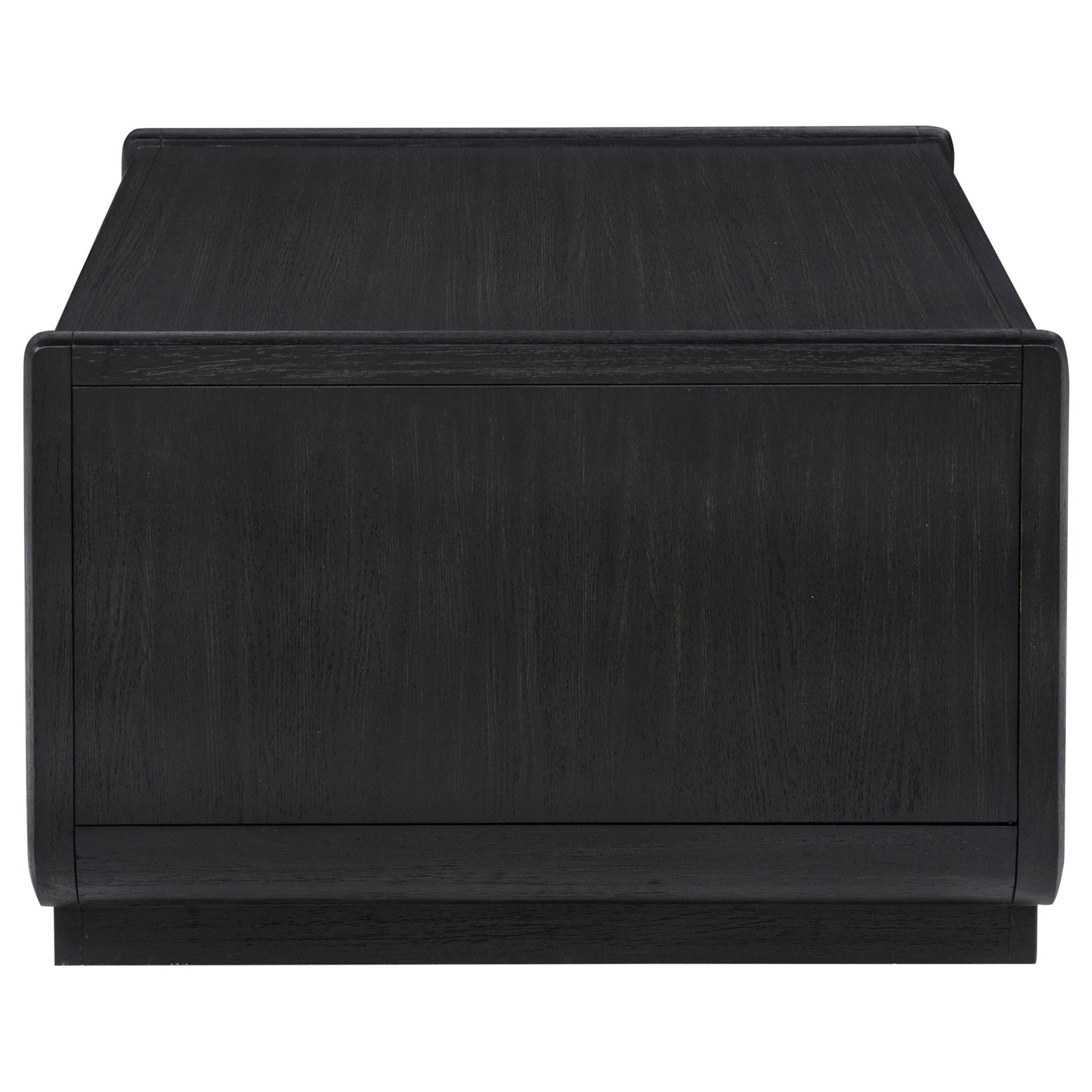 Leandro Burnished Black 2-drawer Wood Cocktail Coffee Table - Ornate Home