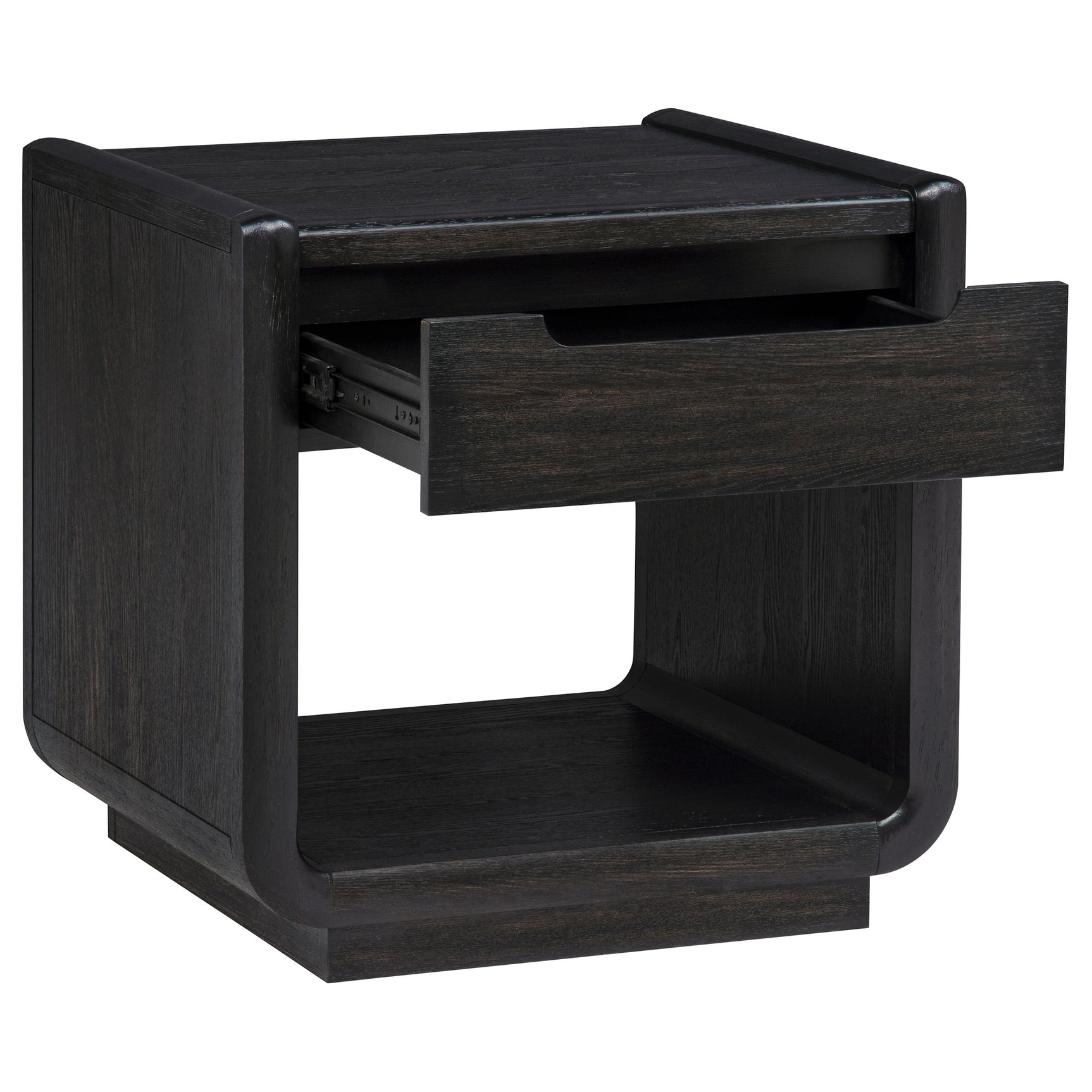 Leandro Burnished Black 3-piece Wood Coffee and End Table Set - Ornate Home
