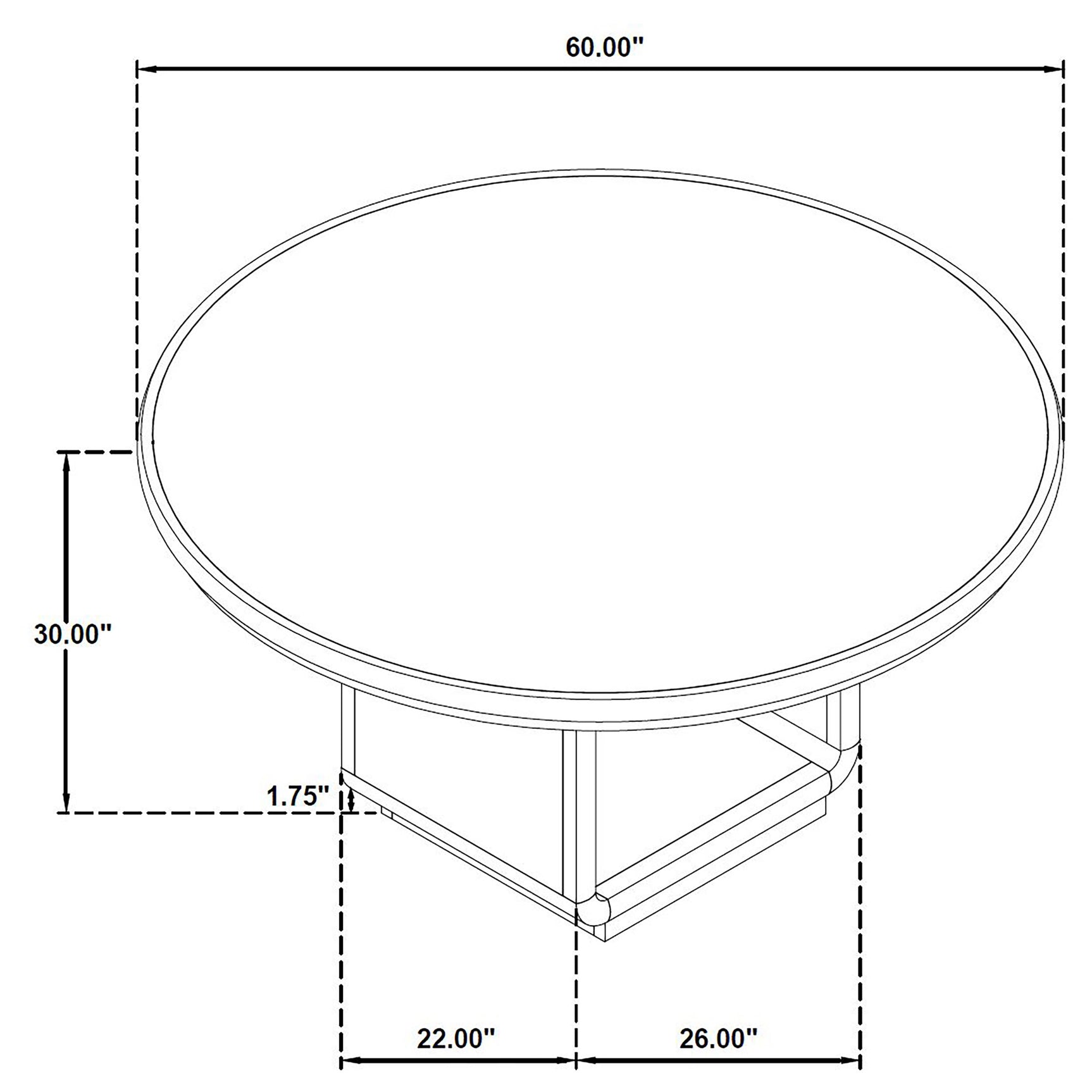 Leandro Cream/Burnished Black 7-piece Round Dining Table Set - Ornate Home