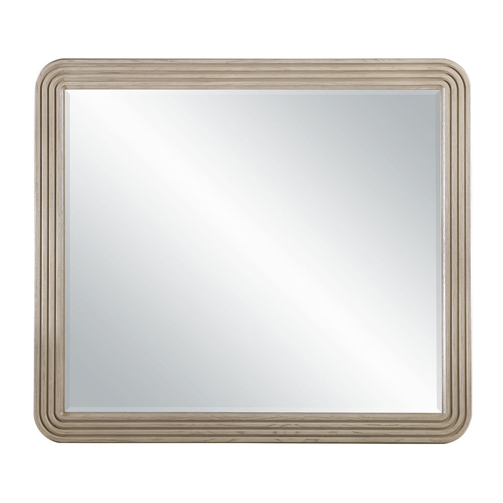 Leanna Light Oak Mirror - Ornate Home