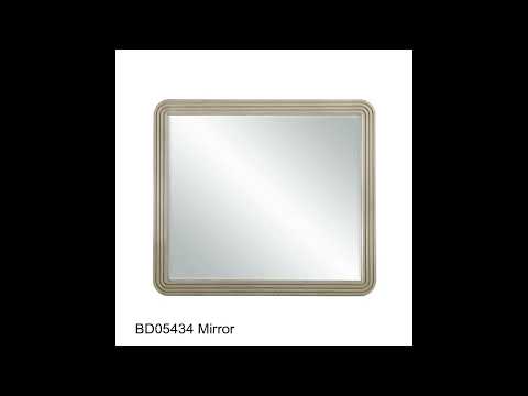 Leanna Light Oak Mirror - Ornate Home