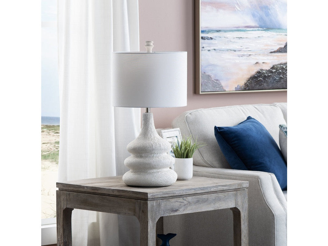 Ledger Cream Table Lamp - Ornate Home