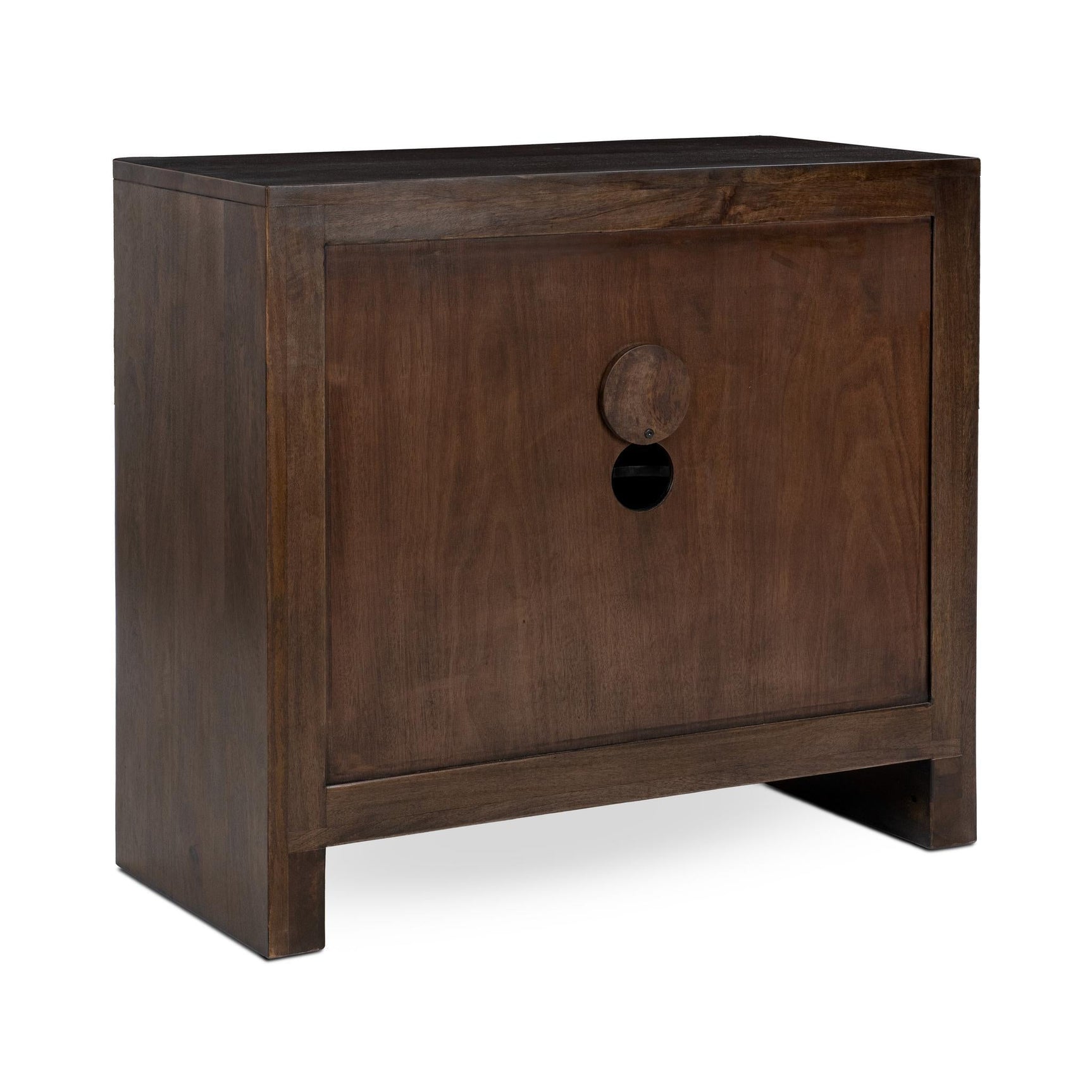 Ledro Dark Brown 2 Door Cabinet - Ornate Home