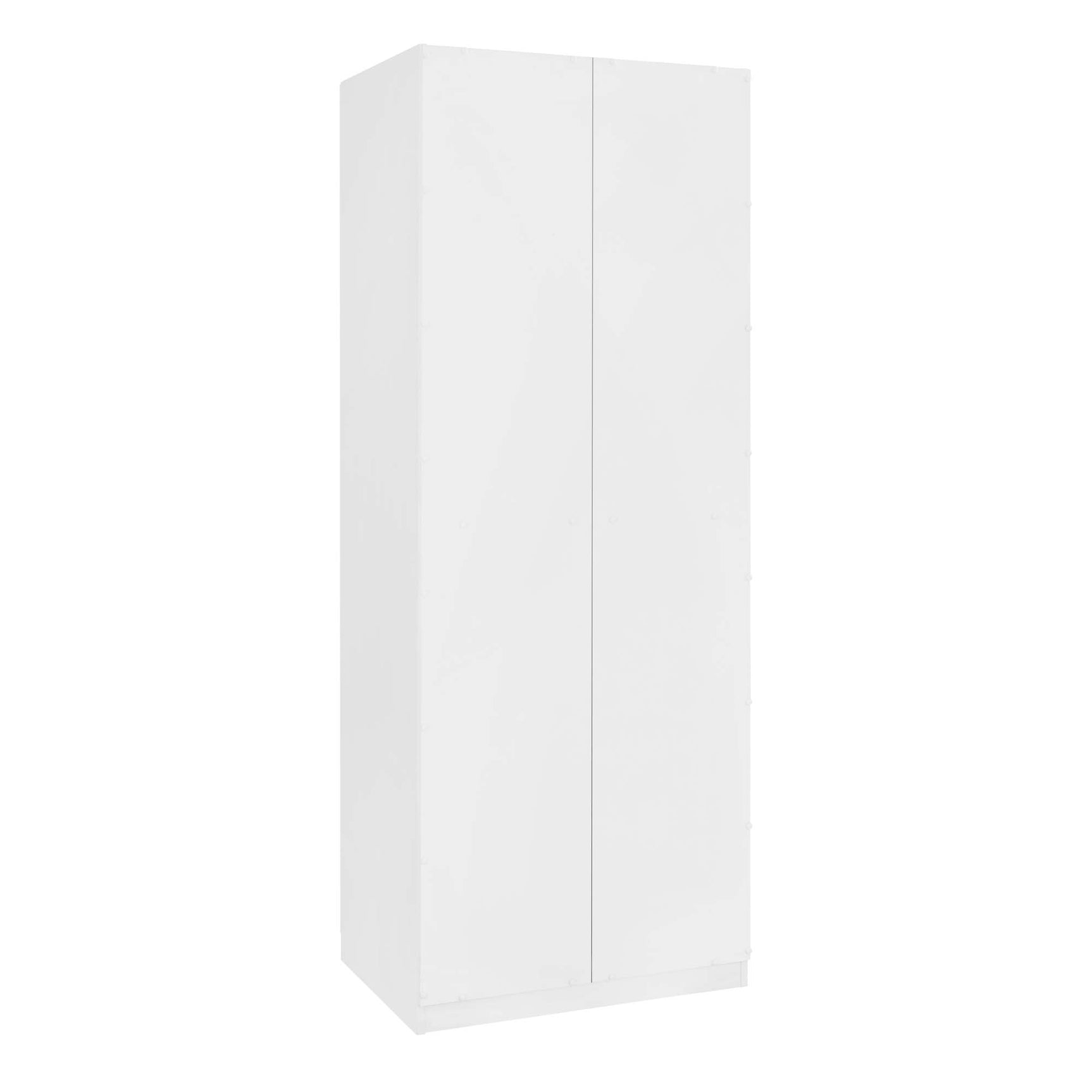 Lee 2-Piece Module Wardrobe 1.0 & 2.0 Closet in White - Ornate Home