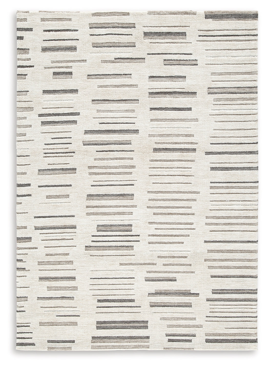 Leesdale Ivory/Brown/Black 5' x 7' Rug - Ornate Home