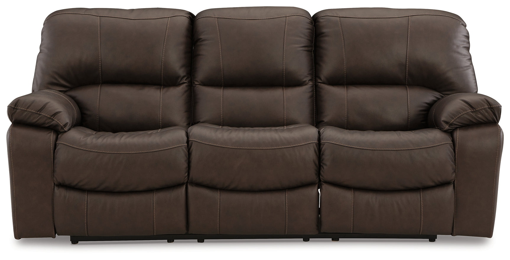 Leesworth Dark Brown Power Reclining Sofa, Loveseat and Recliner - Ornate Home