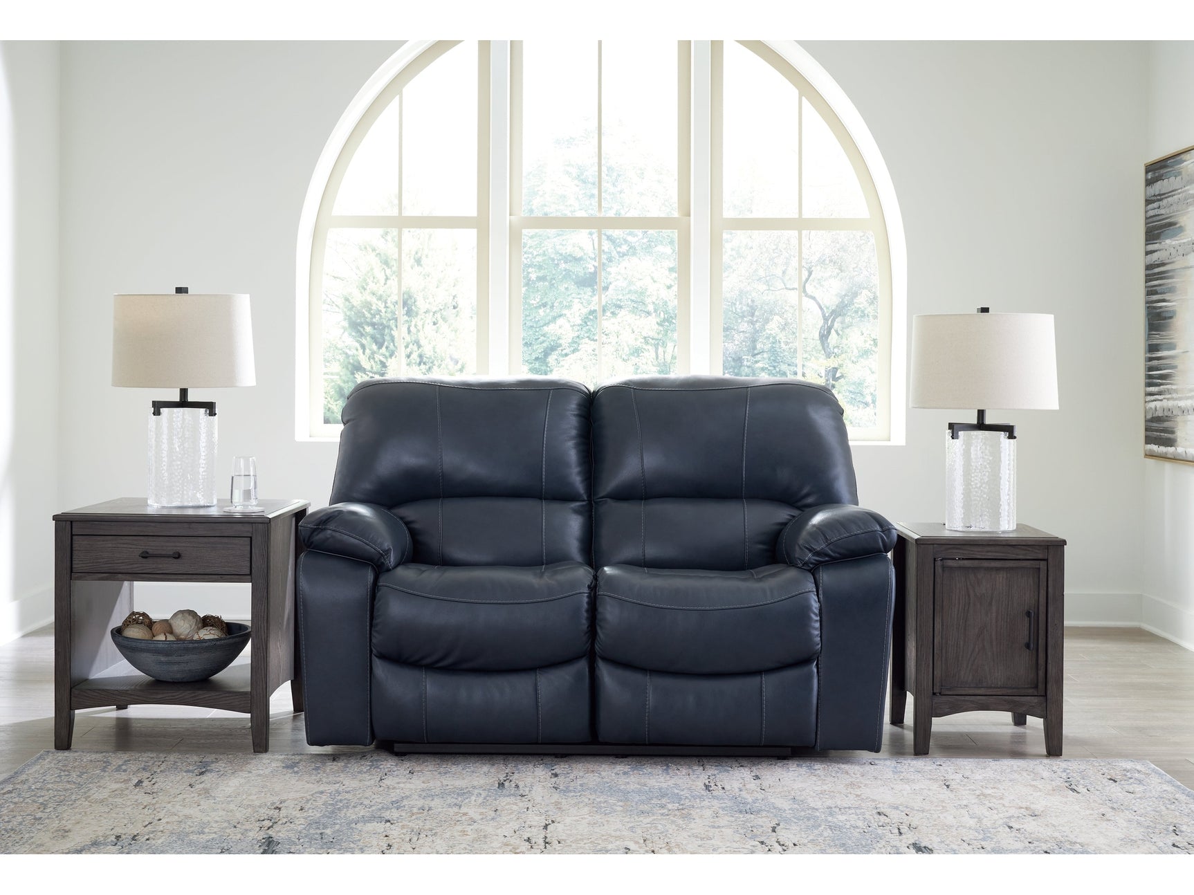 Leesworth Ocean Power Reclining Loveseat (Online Special Price) - Ornate Home