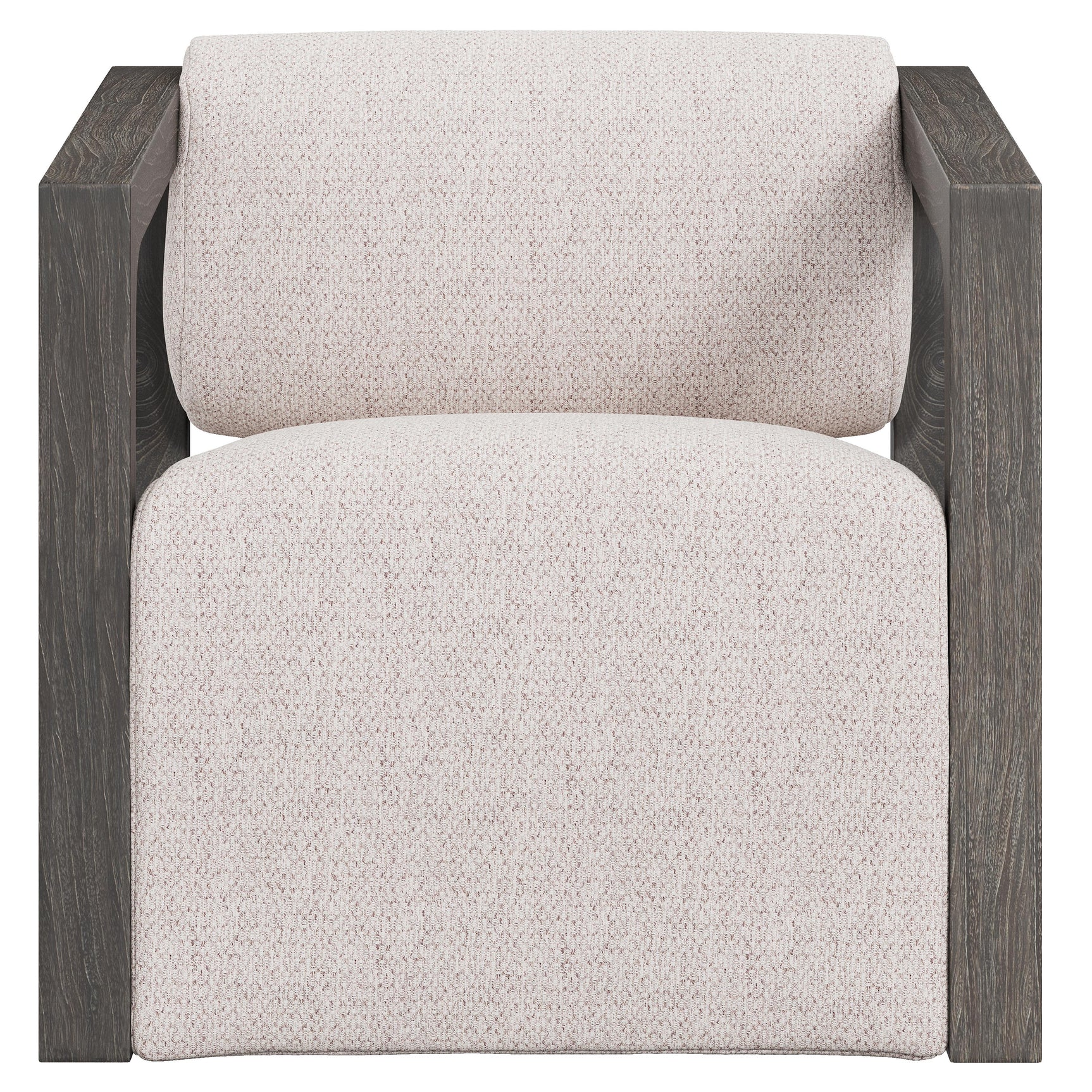 Leilani Beige/Cream/Smoked Truffle Outdoor Swivel Chair - Ornate Home