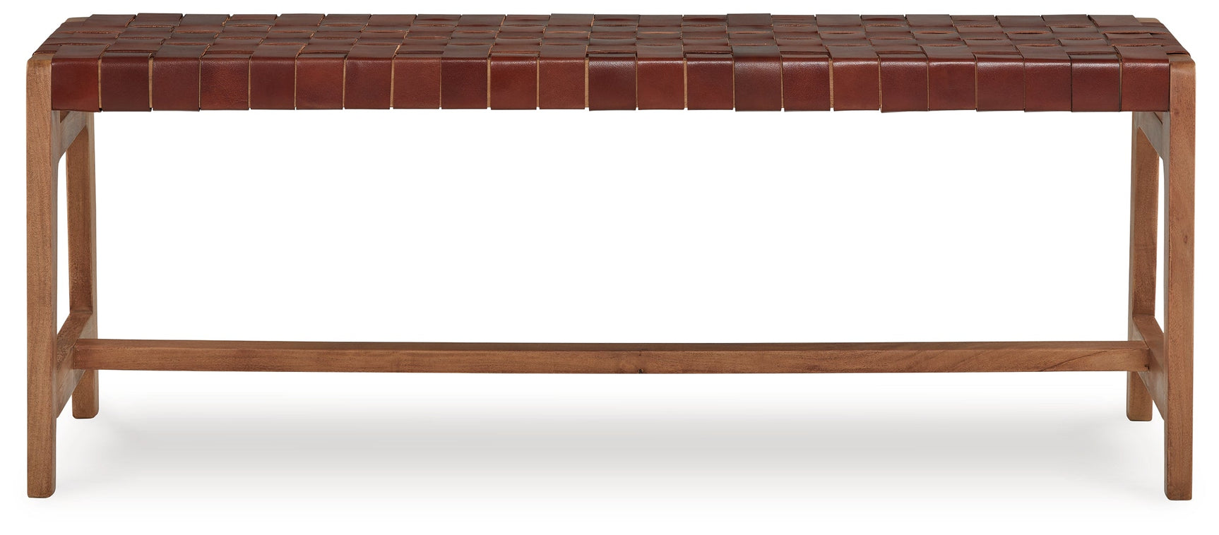 Lemmund Natural/Brown Accent Bench - Ornate Home