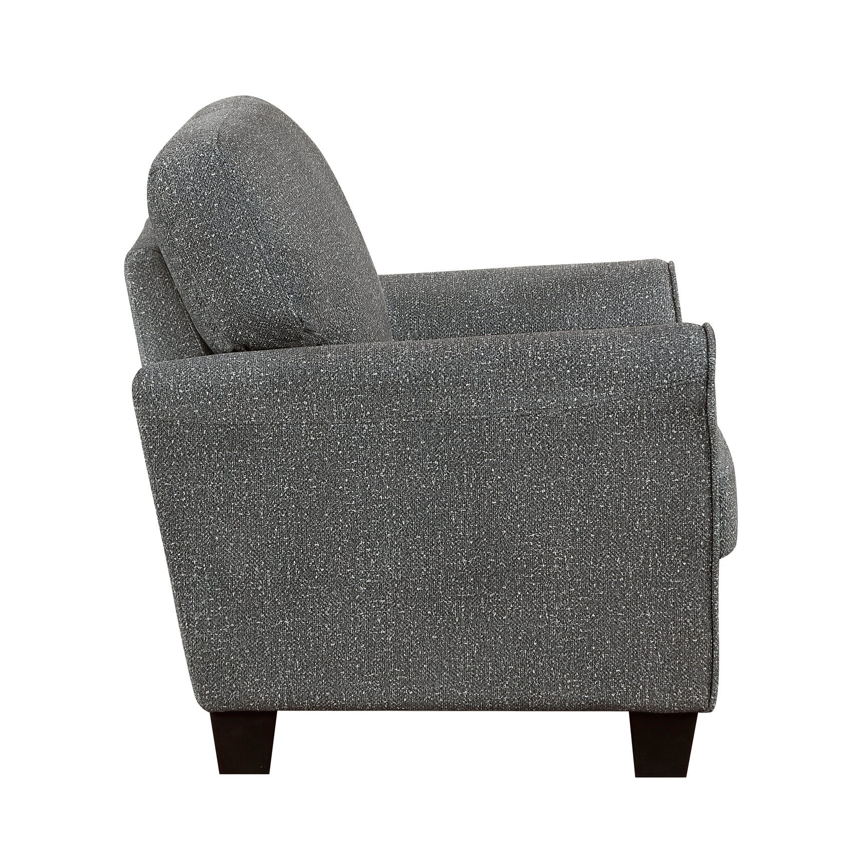 Lemond Charcoal Gray Chair - Ornate Home