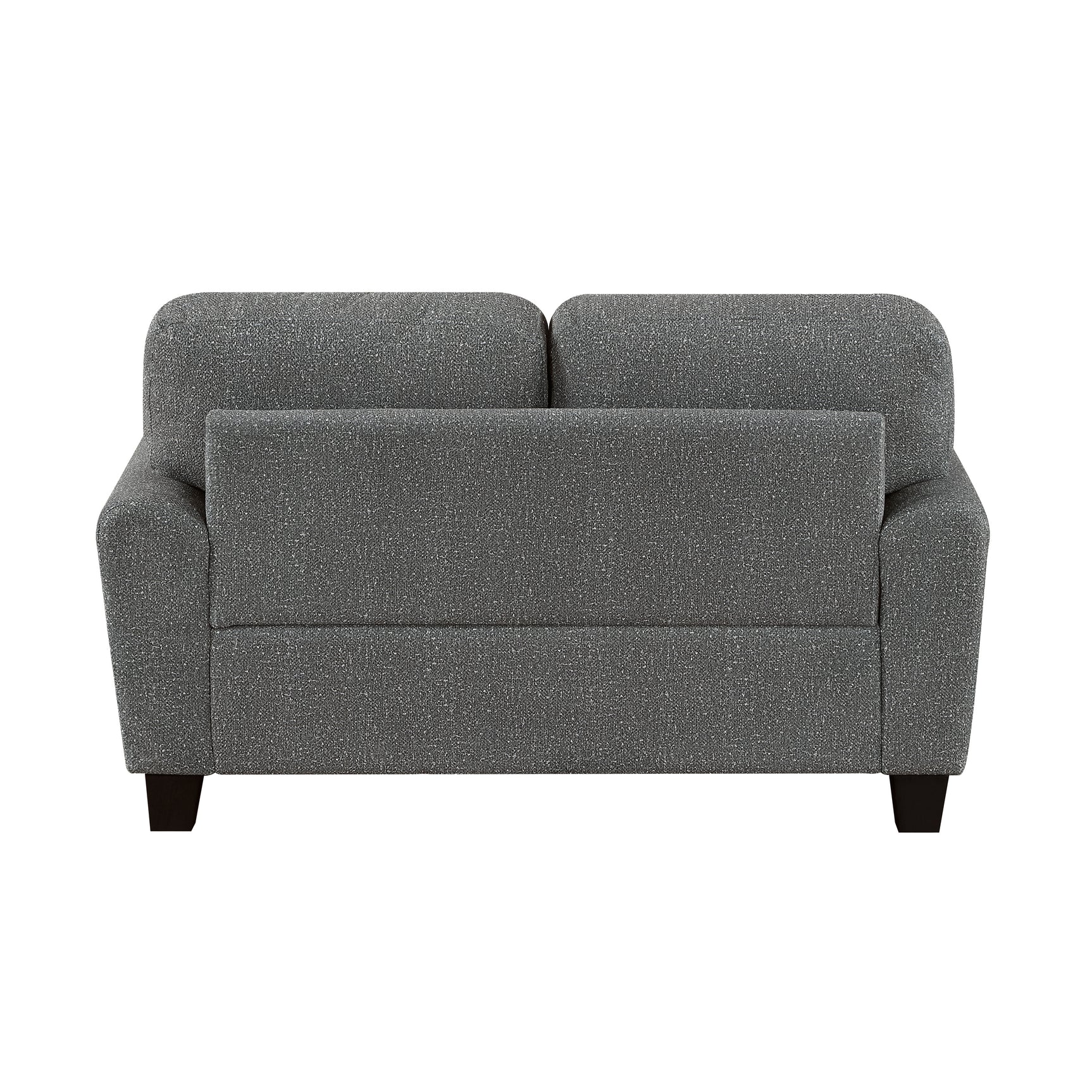 Lemond Charcoal Gray Loveseat - Ornate Home