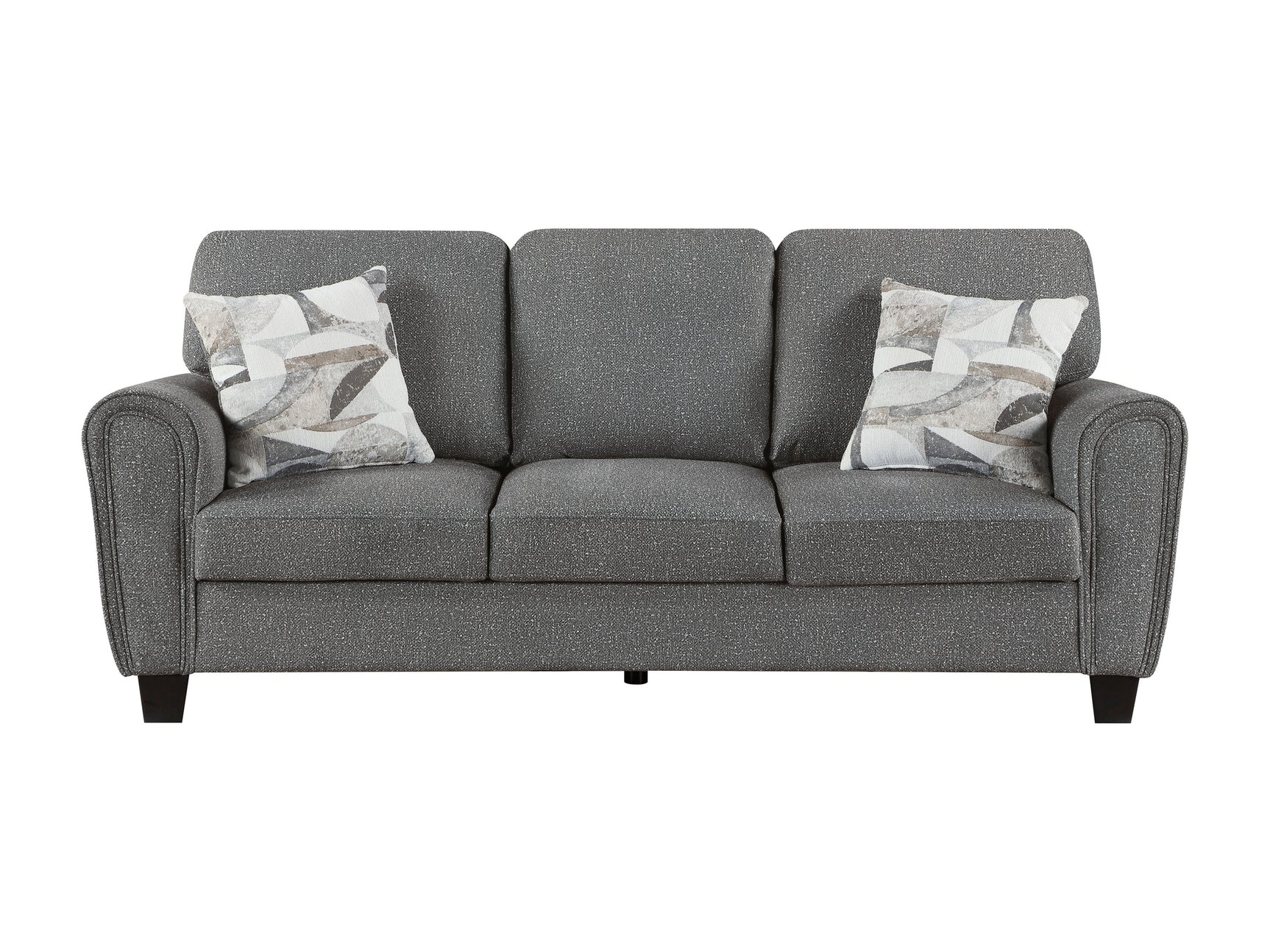 Lemond Charcoal Gray Sofa - Ornate Home