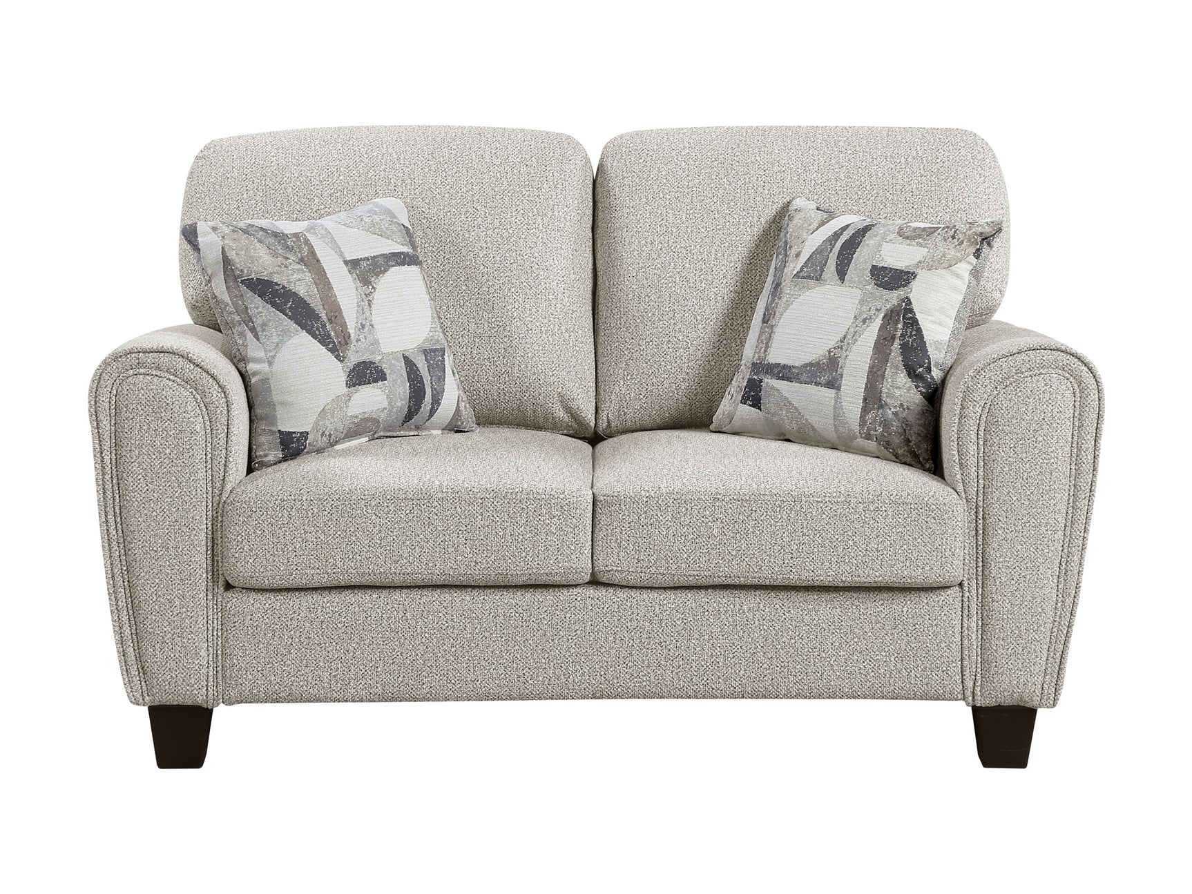 Lemond Gray Loveseat - Ornate Home