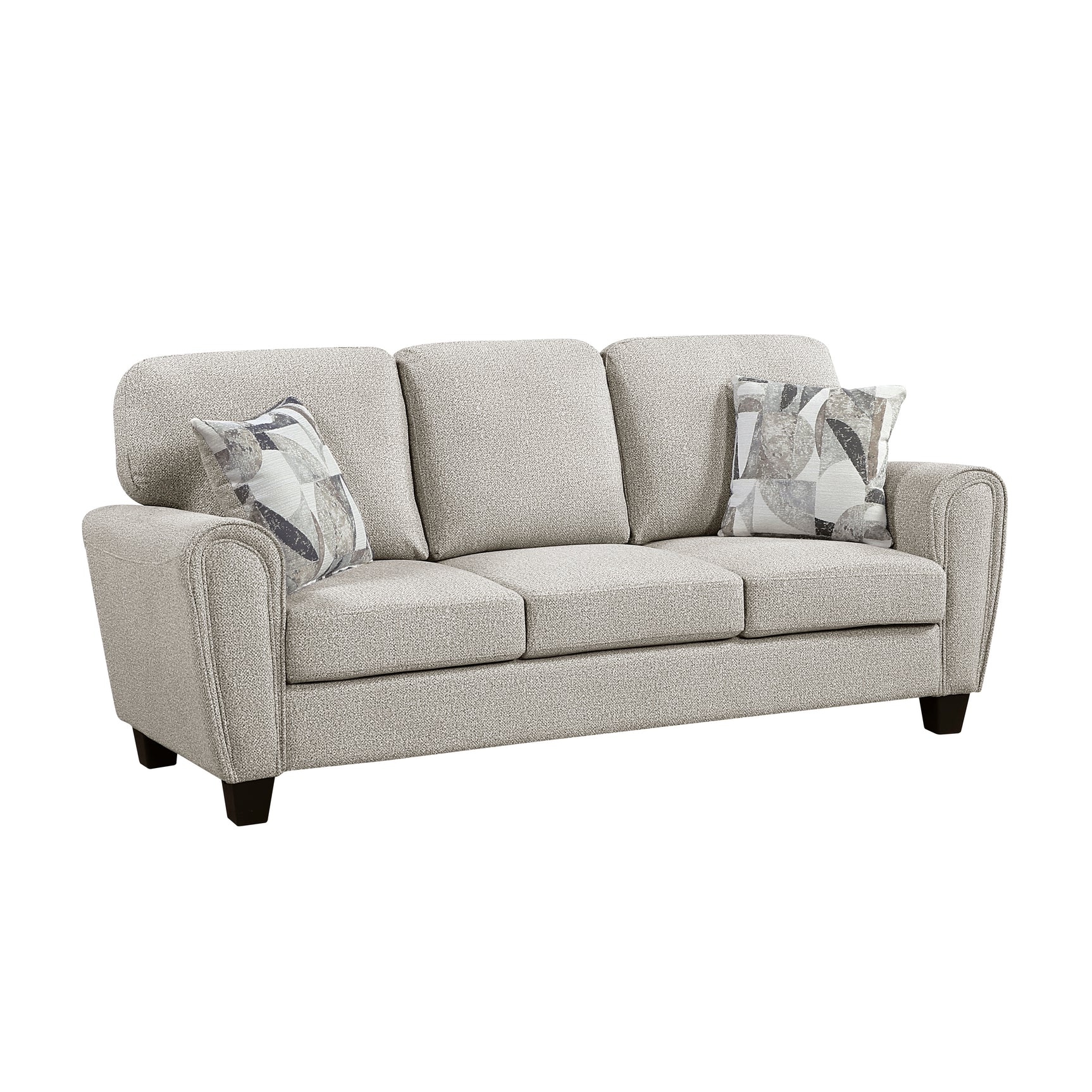Lemond Gray Sofa and Loveseat - Ornate Home