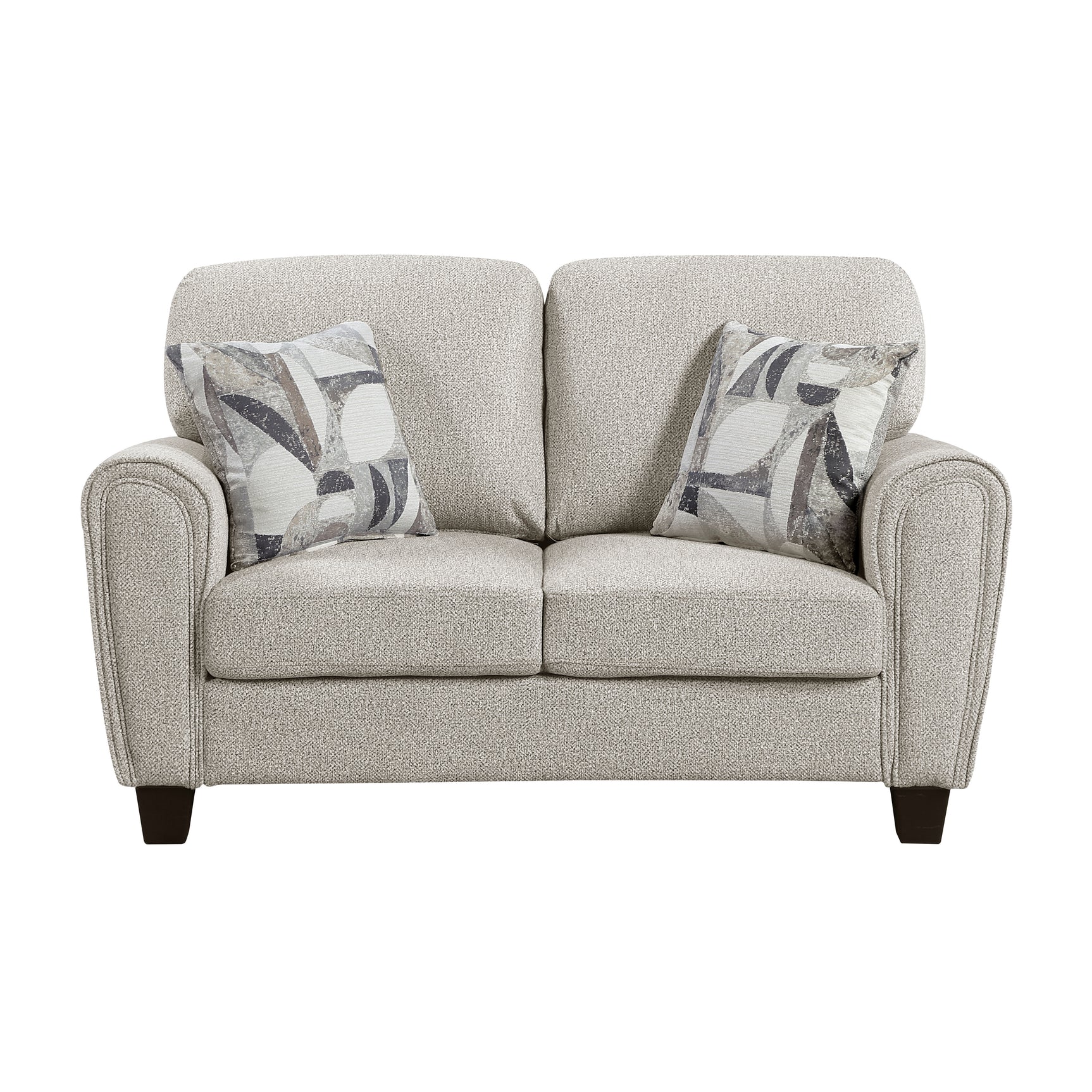 Lemond Gray Sofa and Loveseat - Ornate Home