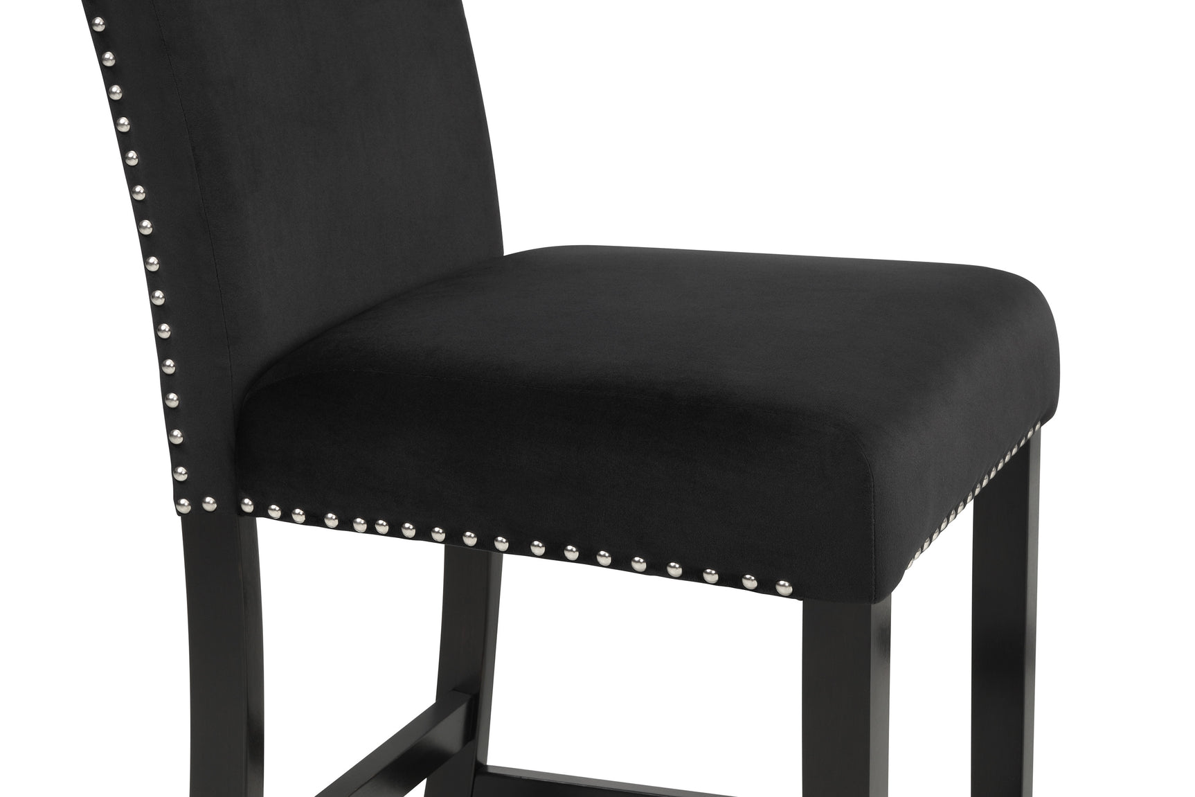 Lennon Black 5-Piece Counter Height Set - Ornate Home