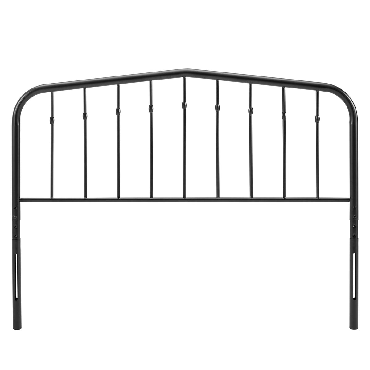 Lennon Black Metal King Headboard - Ornate Home