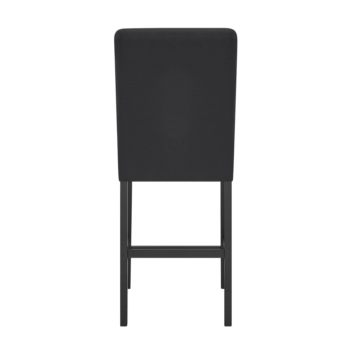 Lennon Ebony/Black Faux Concrete 5-Piece Counter Height Dining Set - Ornate Home