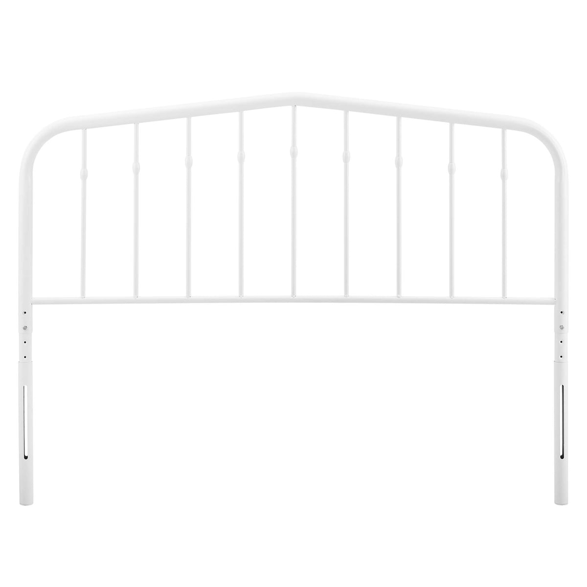Lennon White Metal Full Headboard - Ornate Home