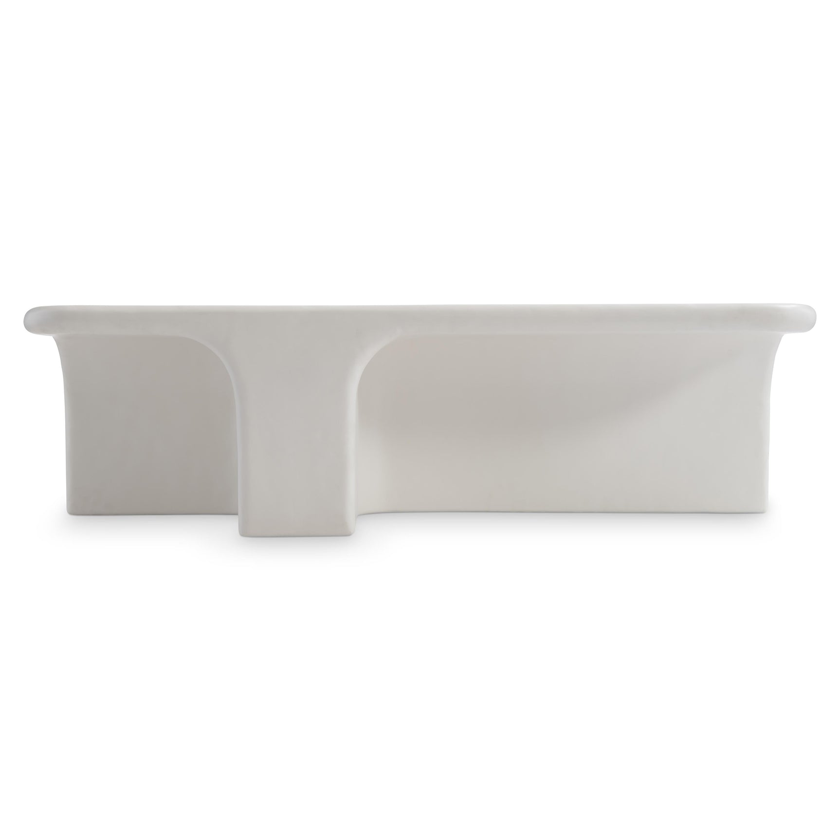 Lennox Chalky White Outdoor Cocktail Table - Ornate Home