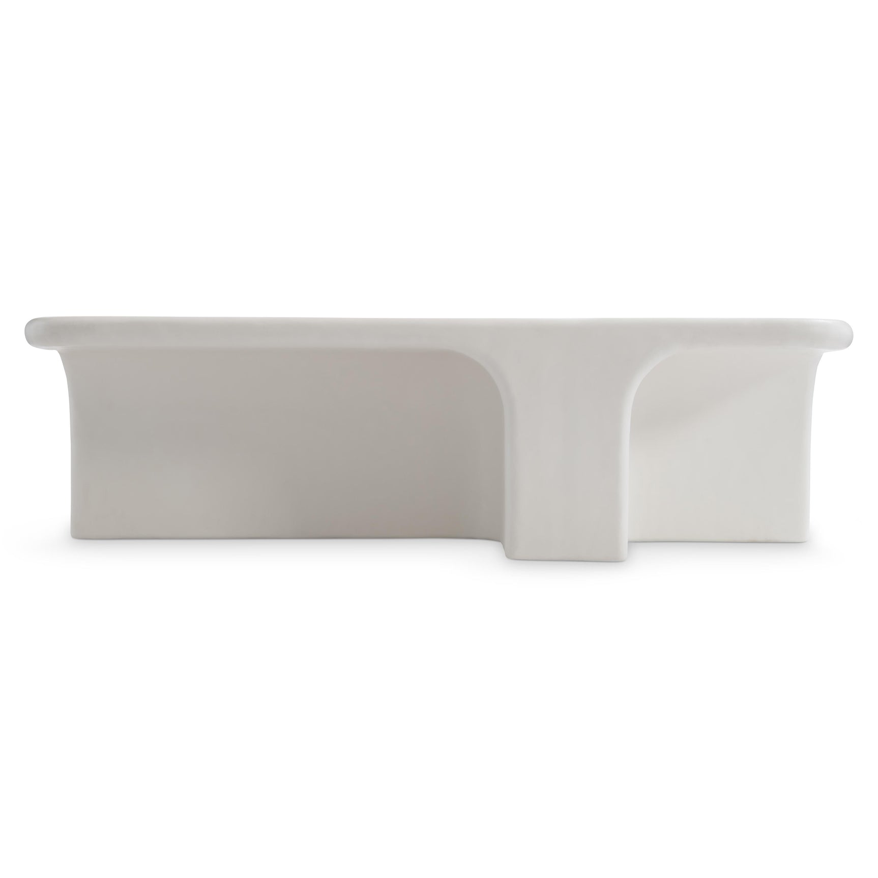 Lennox Chalky White Outdoor Cocktail Table - Ornate Home