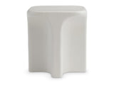 Lennox Chalky White Outdoor Side Table - Ornate Home