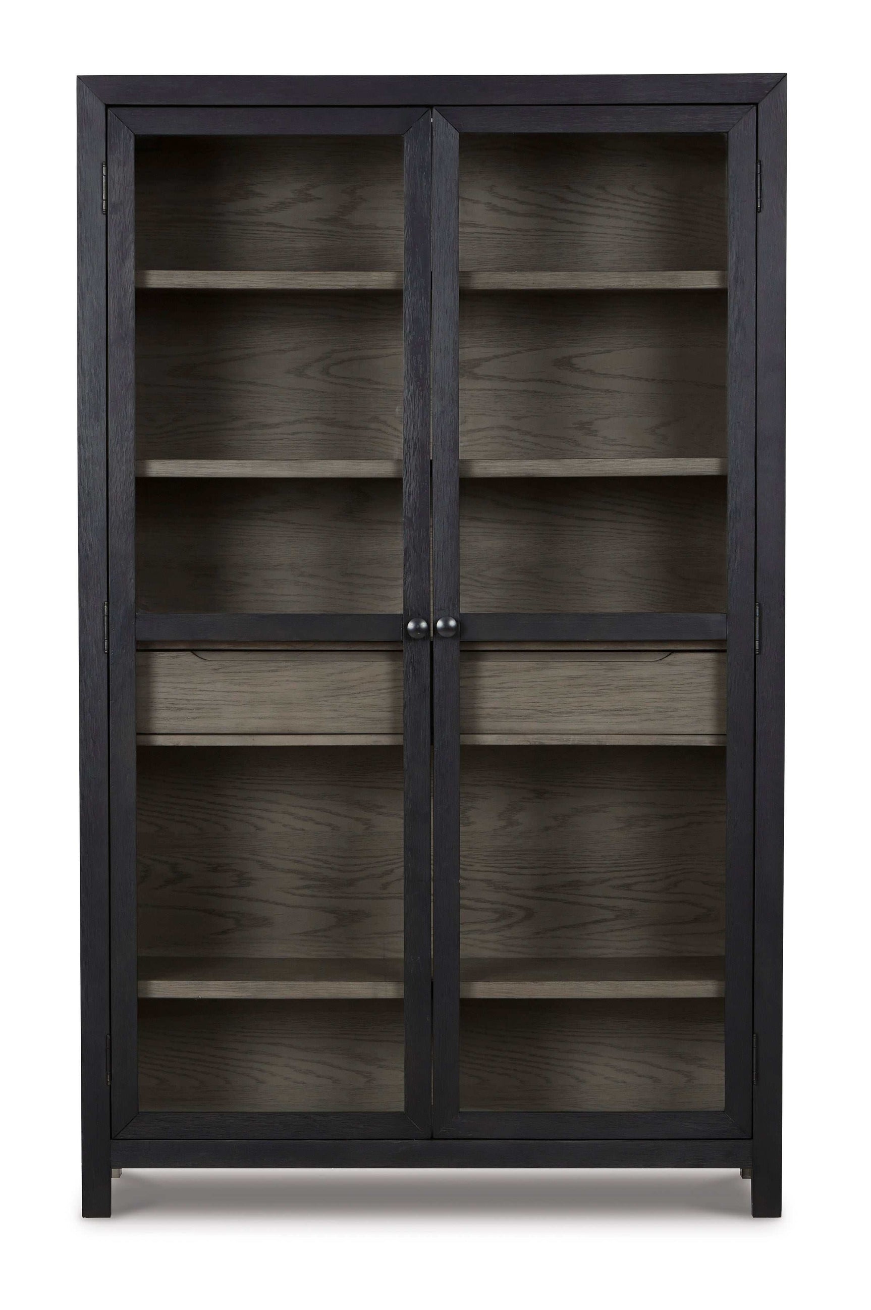 Lenston Black/Gray Tall Accent Cabinet (Online Special Price) - Ornate Home