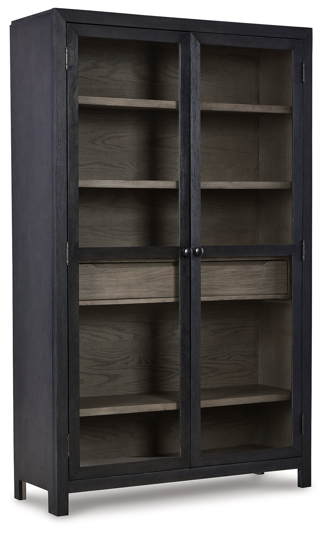 Lenston Black/Gray Tall Accent Cabinet - Ornate Home