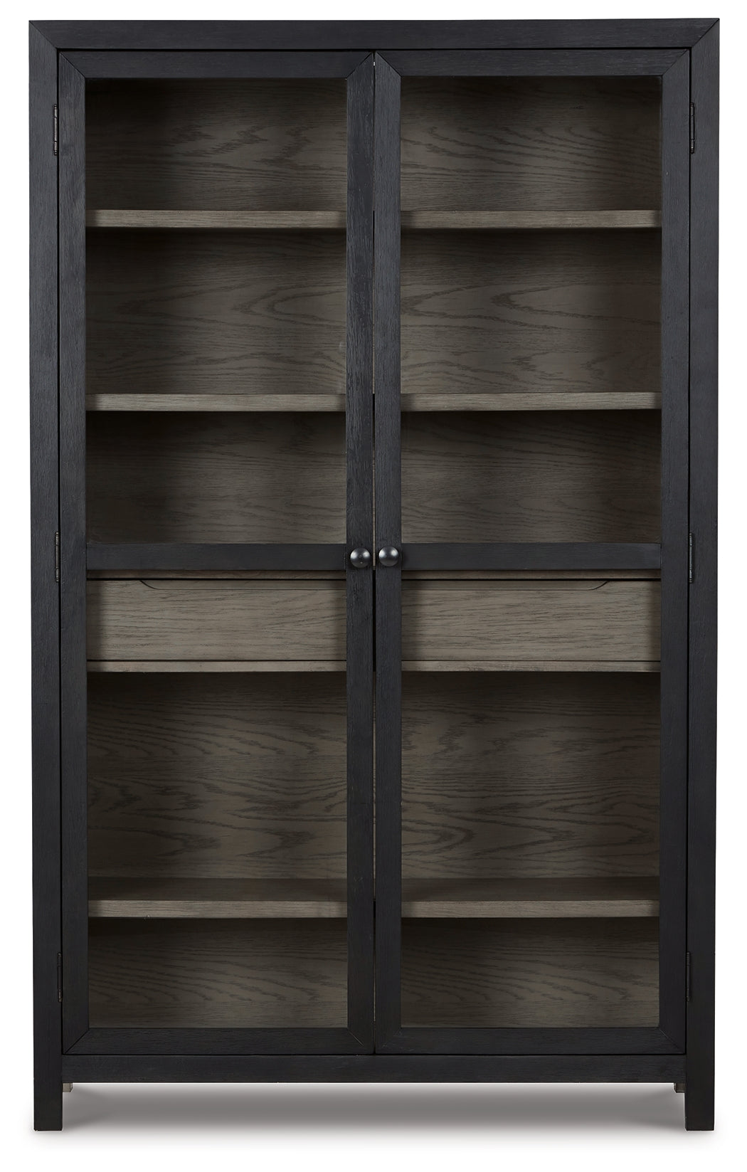 Lenston Black/Gray Tall Accent Cabinet - Ornate Home