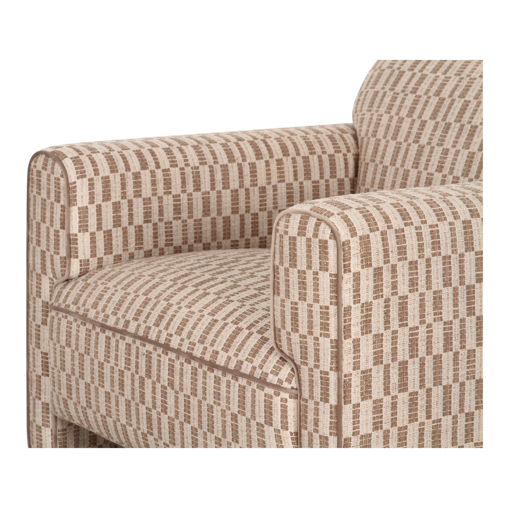 Leo Taupe Accent Chair - Ornate Home