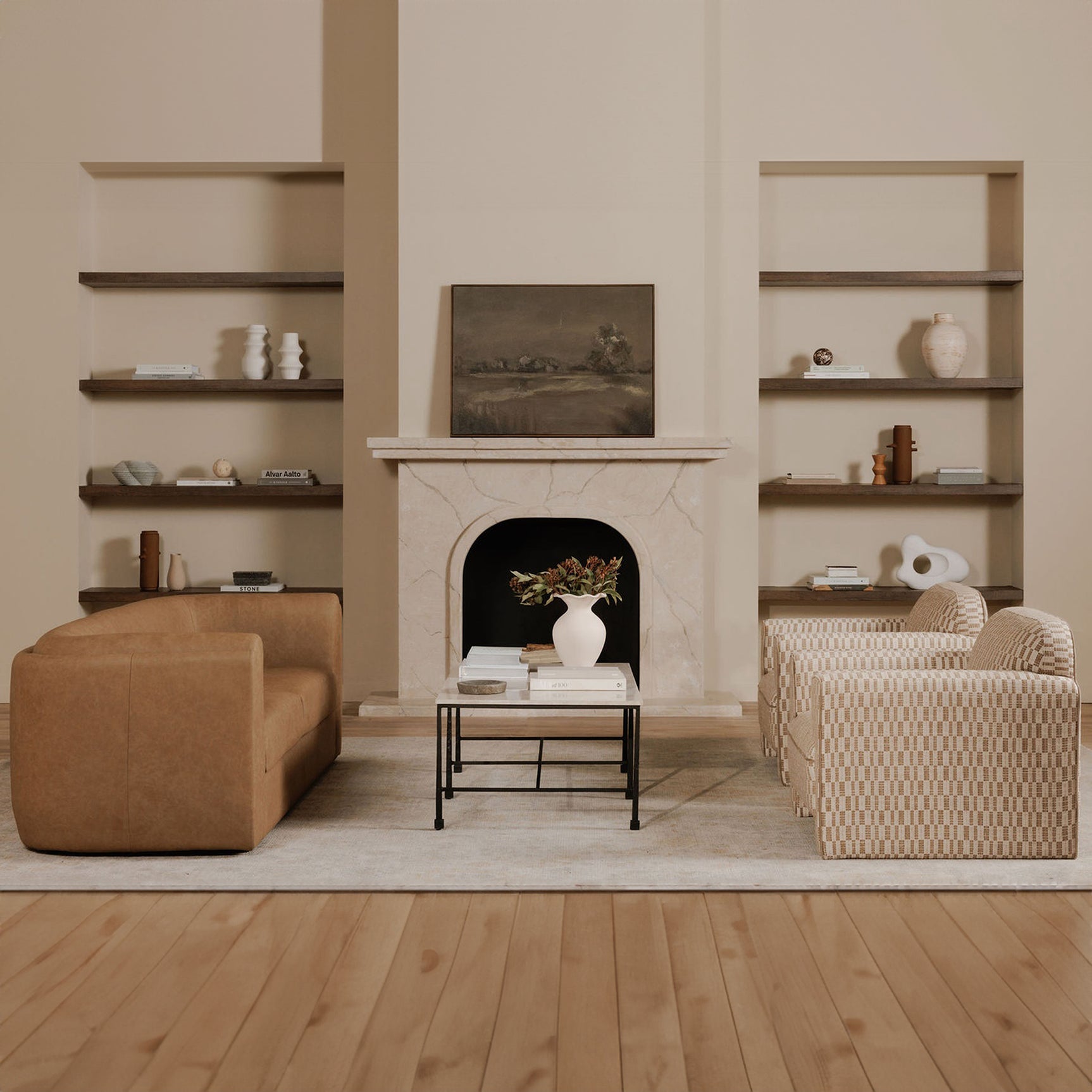 Leo Taupe Accent Chair - Ornate Home