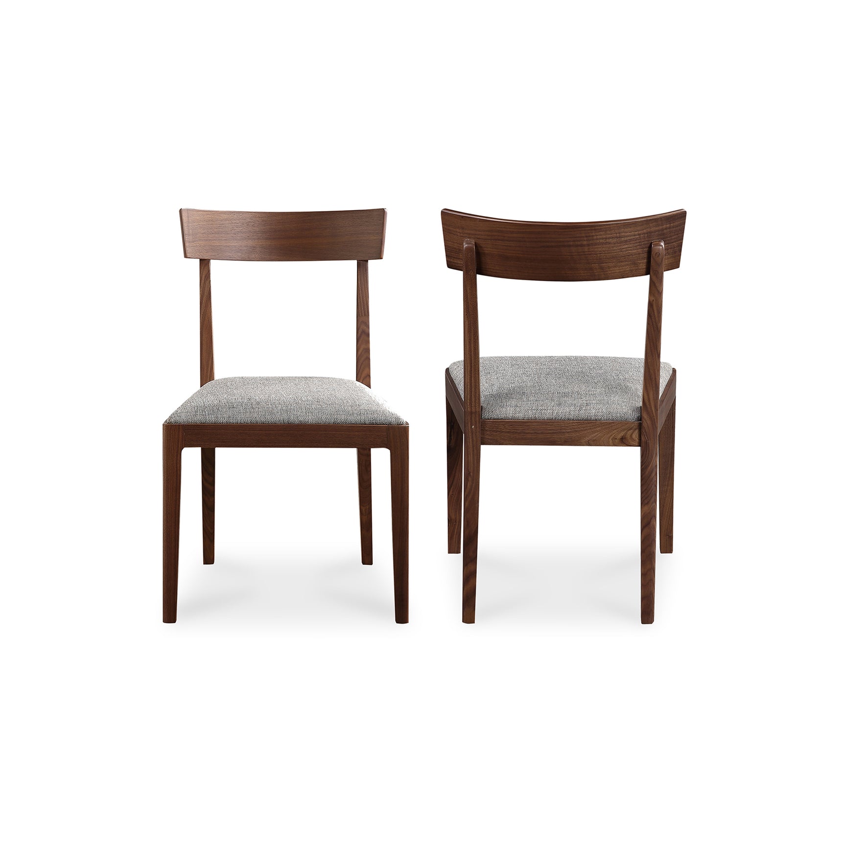 Leone Walnut Brown Dining Chair (Set of 2) - Ornate Home
