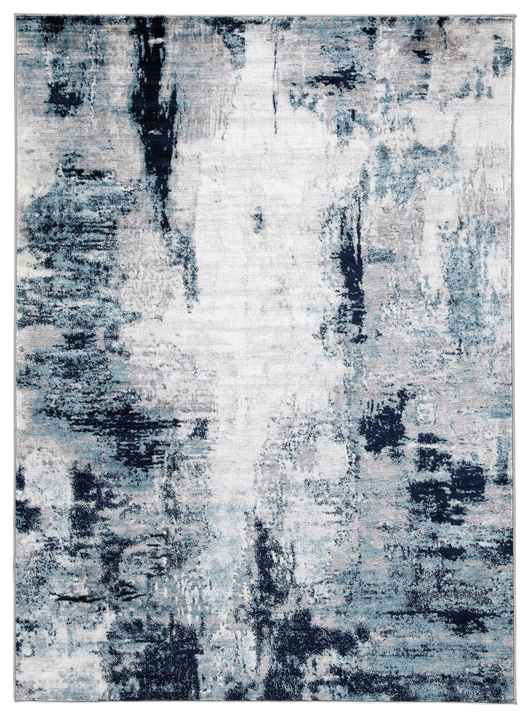 Leonelle Cream/Blue/Gray Medium Rug - Ornate Home